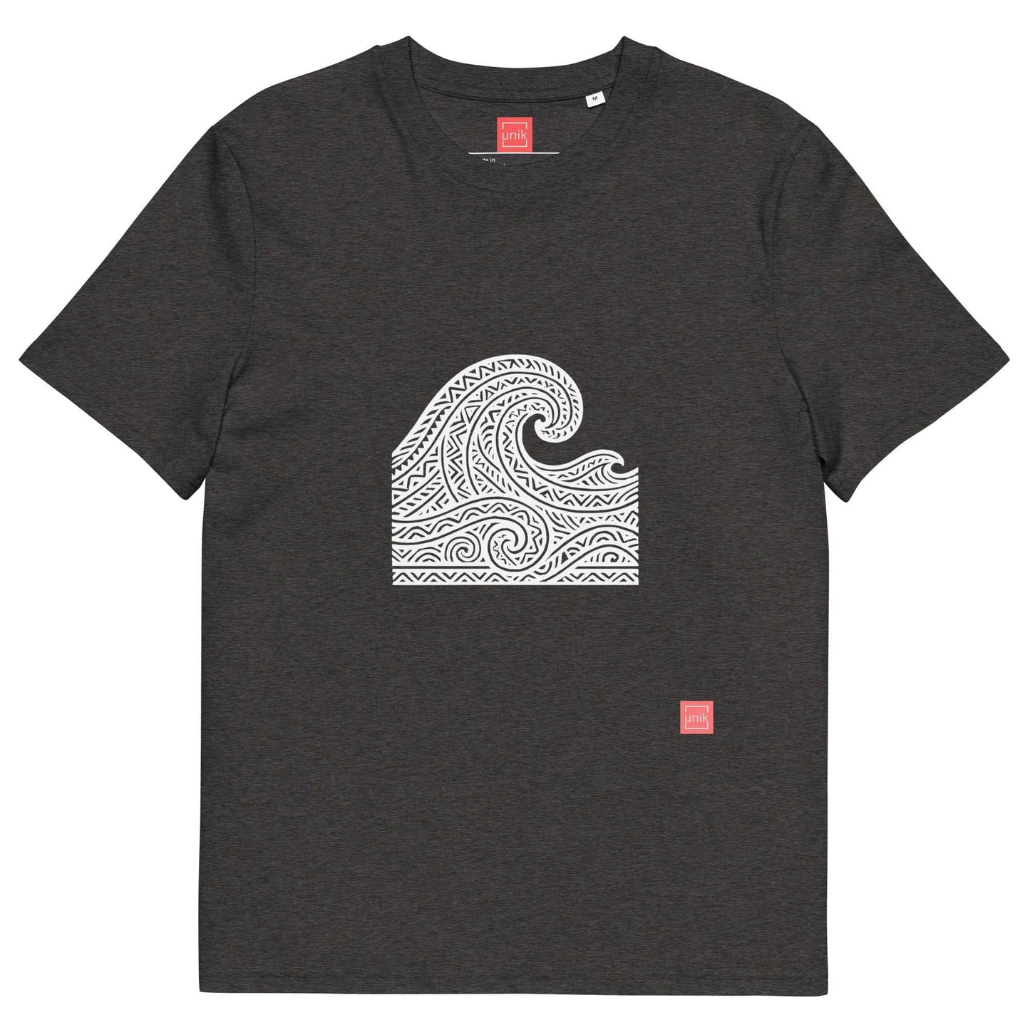 unik.fashion Dark Heather Grey / S Waves t-shirt