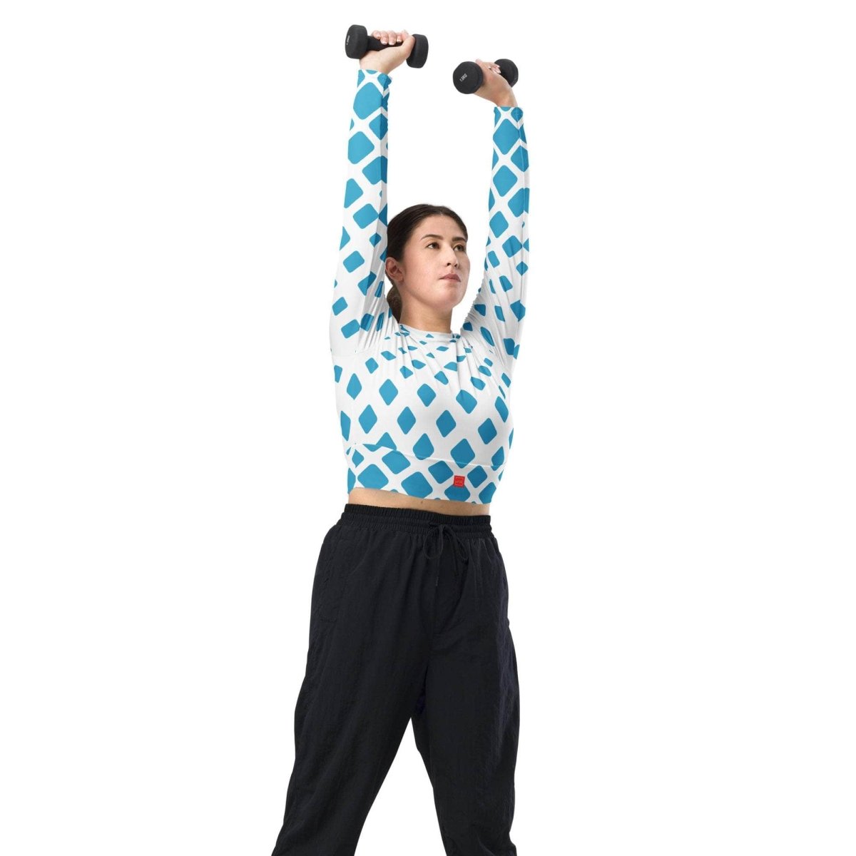 unik.fashion Diamond Drift crop top