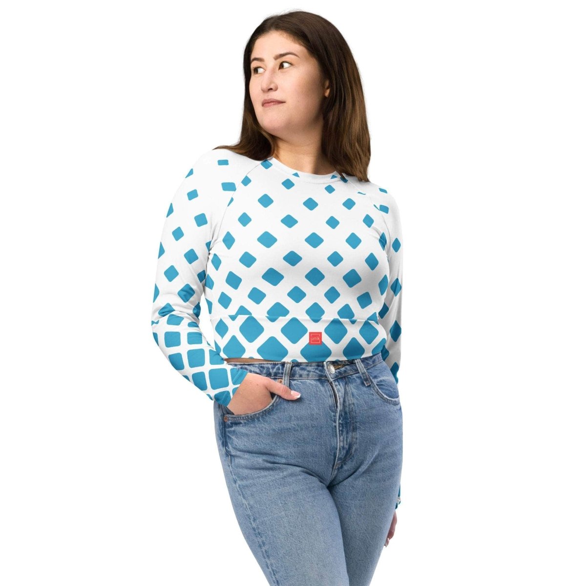 unik.fashion Diamond Drift crop top