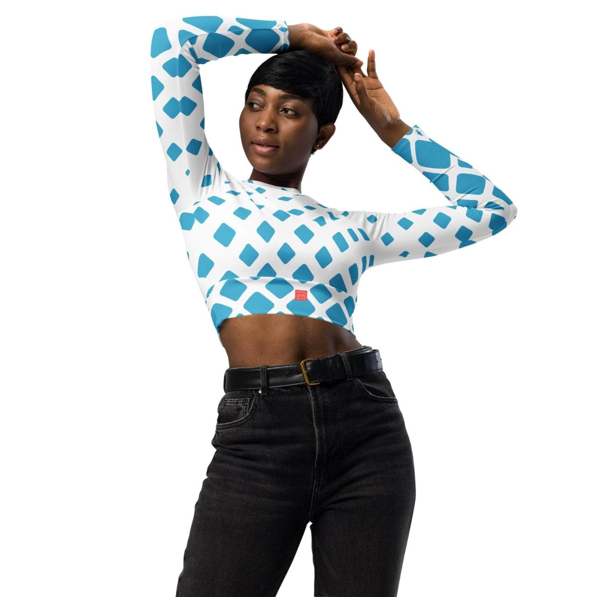 unik.fashion Diamond Drift crop top