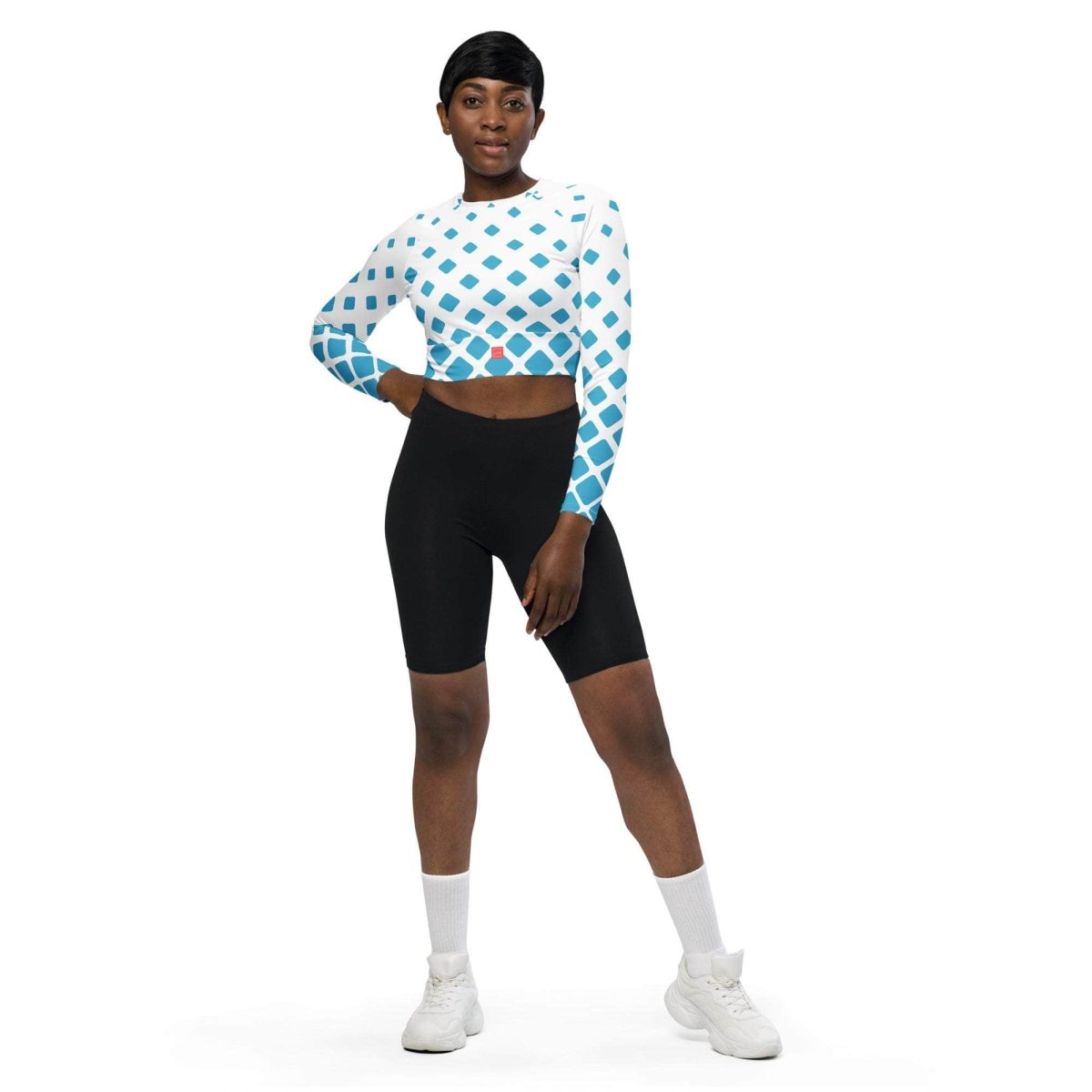 unik.fashion Diamond Drift crop top