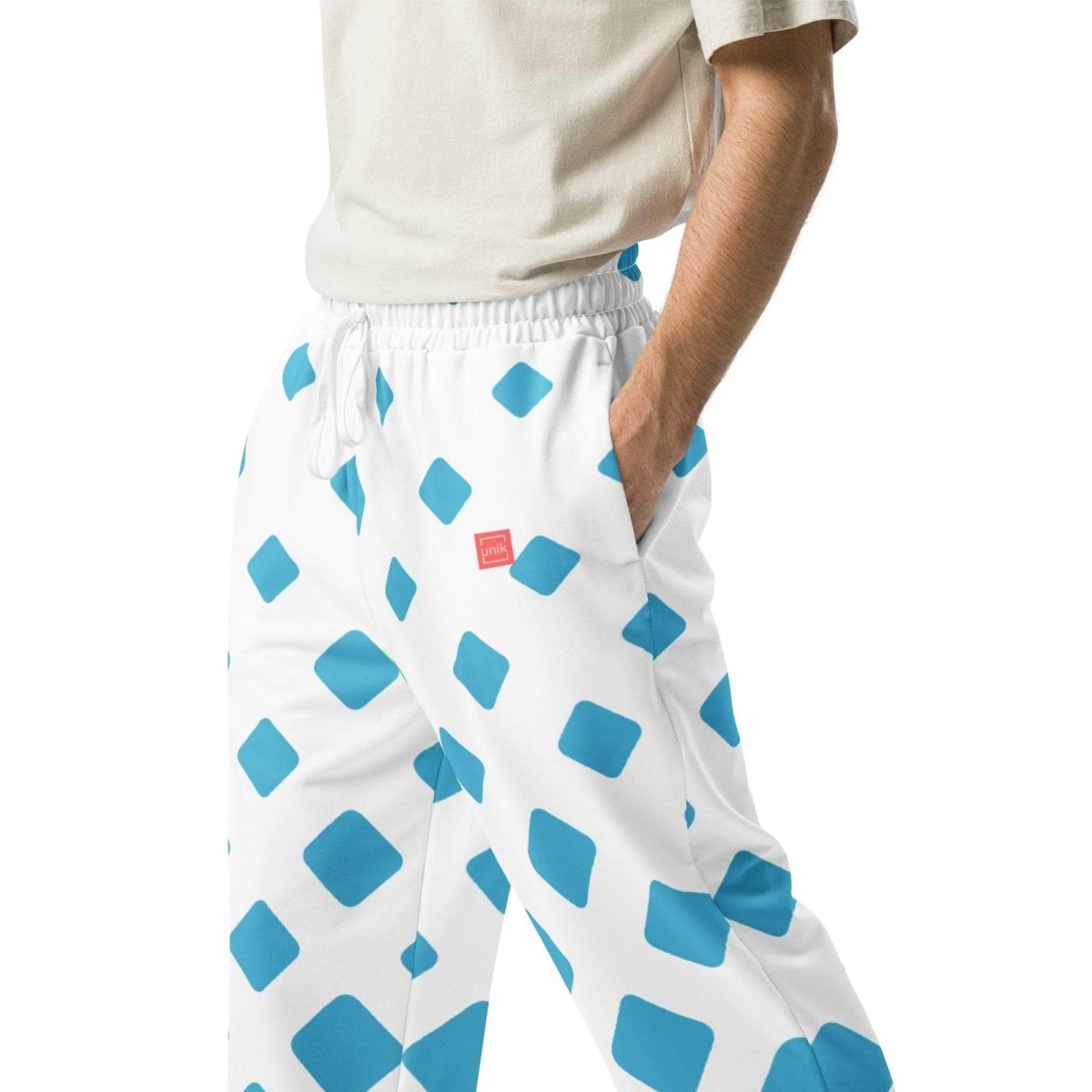 unik.fashion Diamond Drift Wide-leg joggers