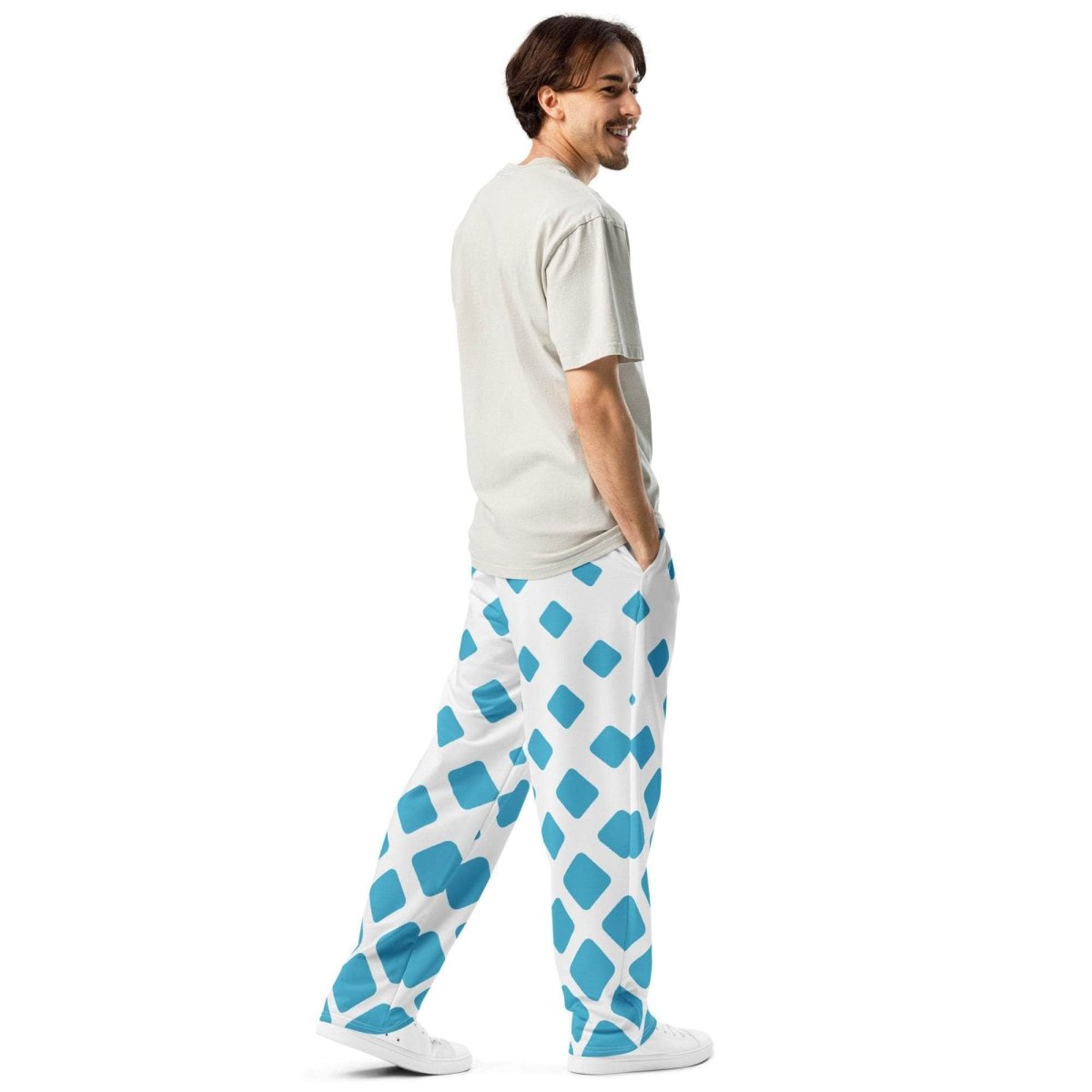 unik.fashion Diamond Drift Wide-leg joggers