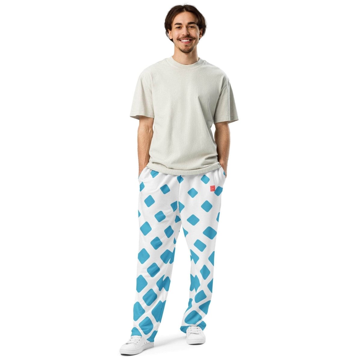 unik.fashion Diamond Drift Wide-leg joggers