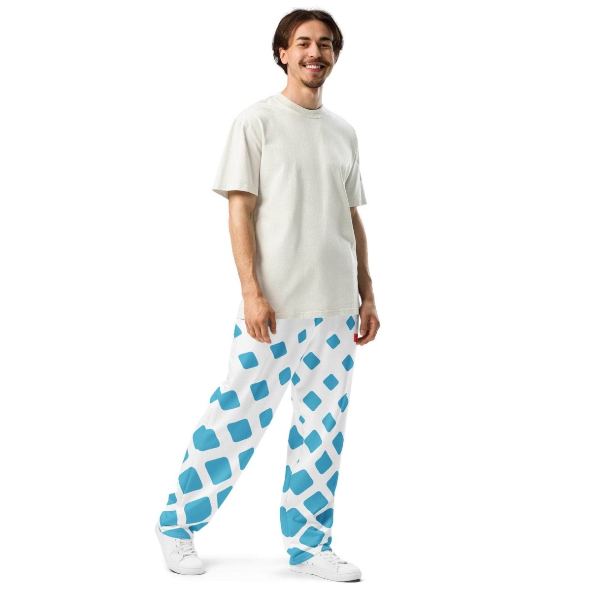 unik.fashion Diamond Drift Wide-leg joggers