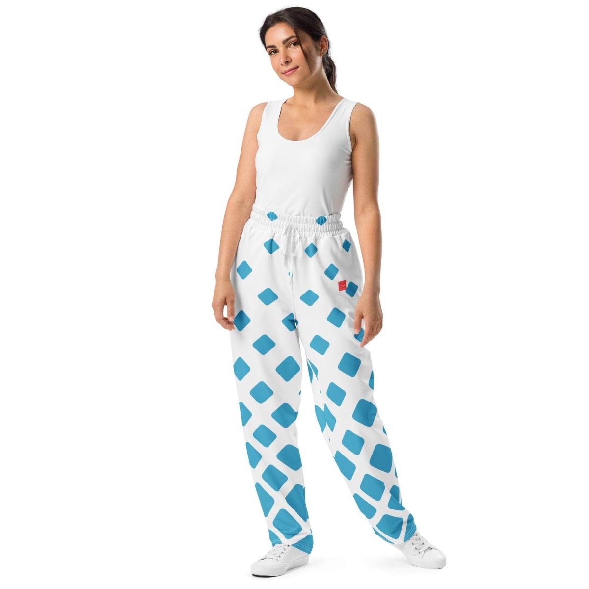 unik.fashion Diamond Drift Wide-leg joggers