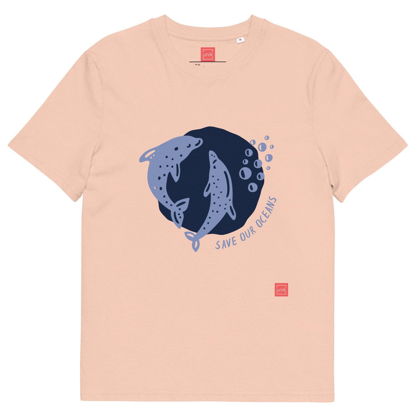 unik.fashion Fraiche Peche / S Dolphin t-shirt