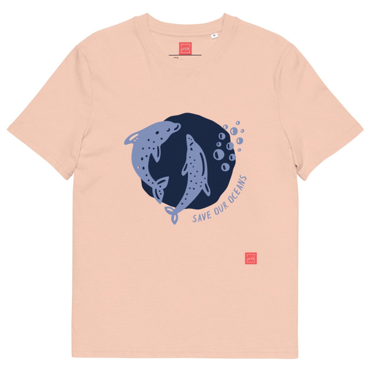 unik.fashion Fraiche Peche / S Dolphin t-shirt