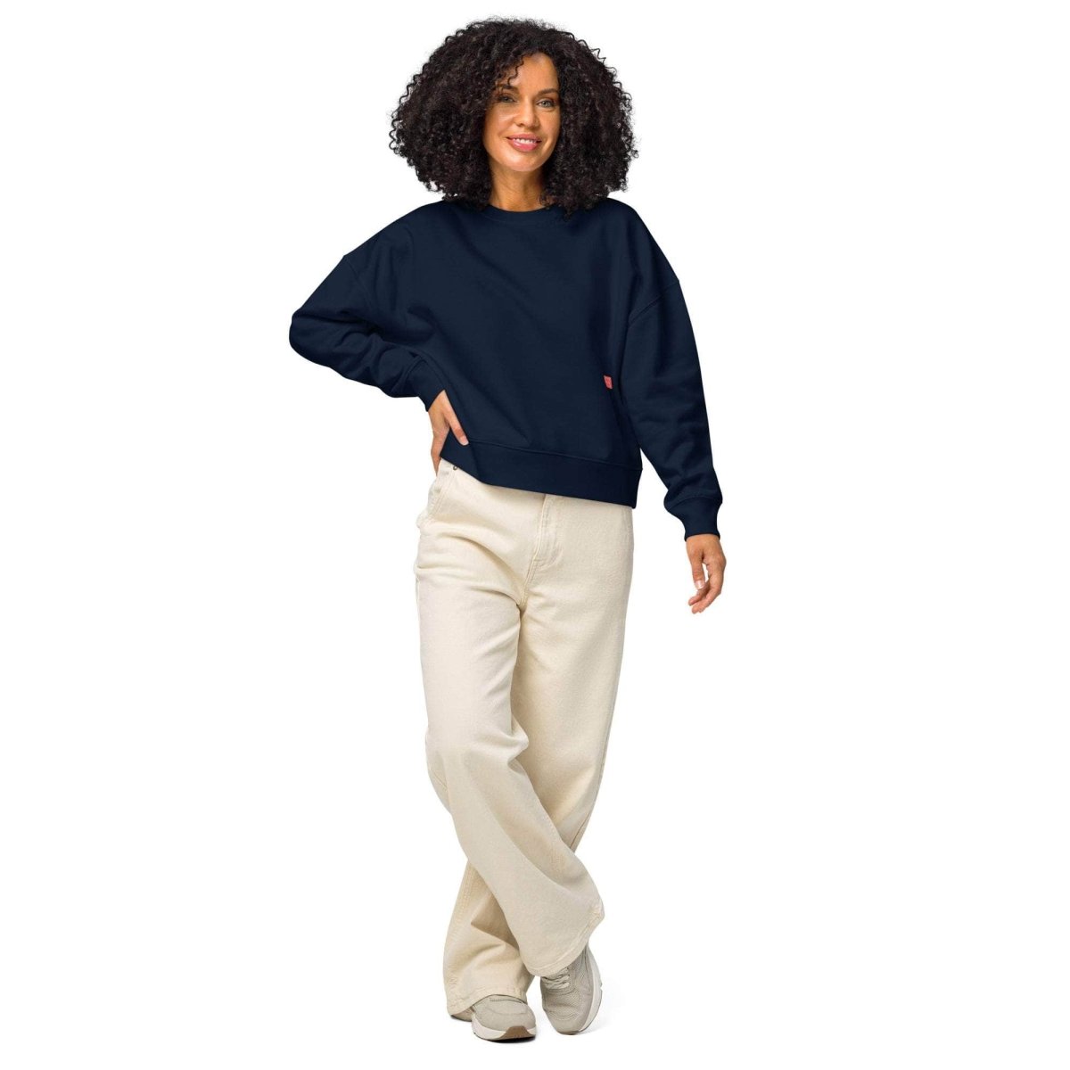 unik.fashion French Navy / S Clean sweatshirt