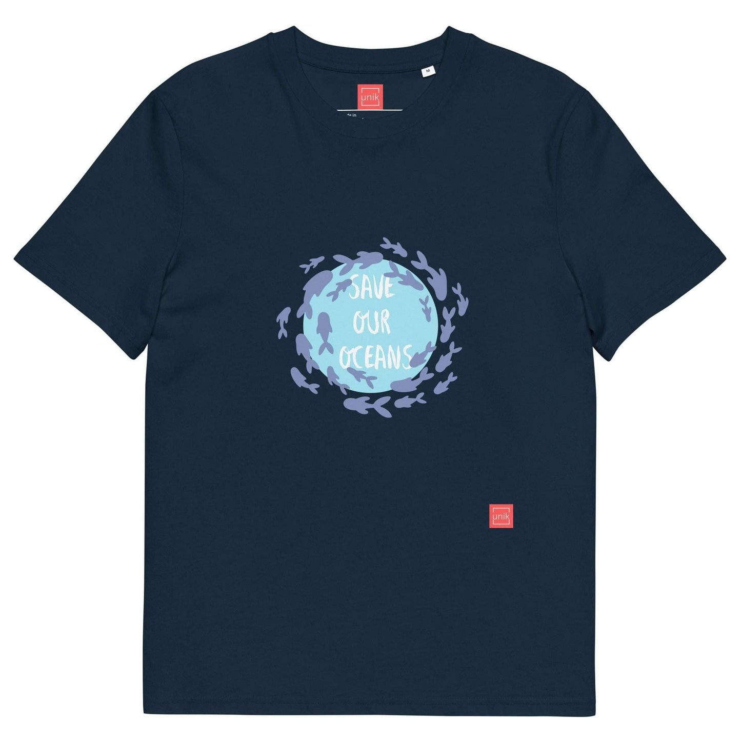 unik.fashion French Navy / S Fish t-shirt