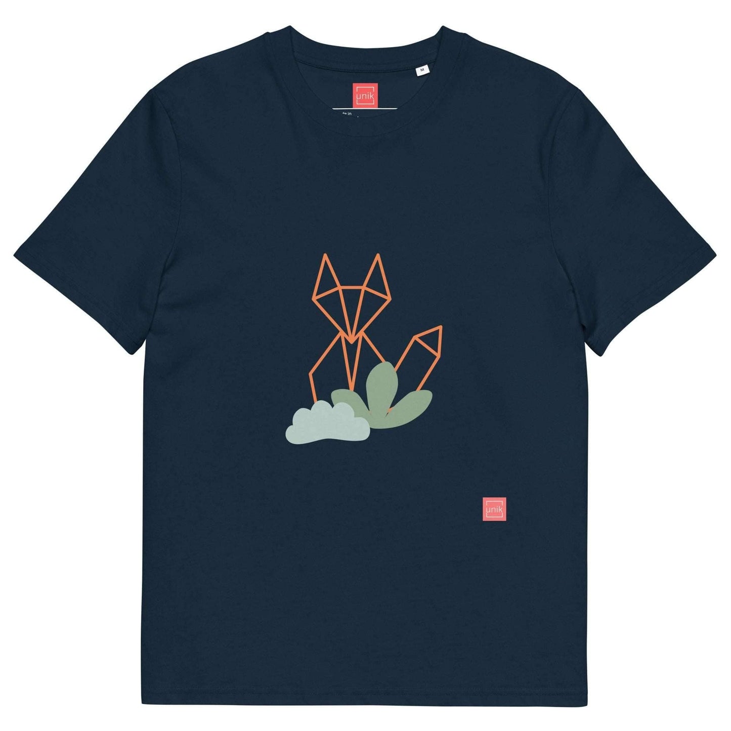 unik.fashion French Navy / S Fox t-shirt