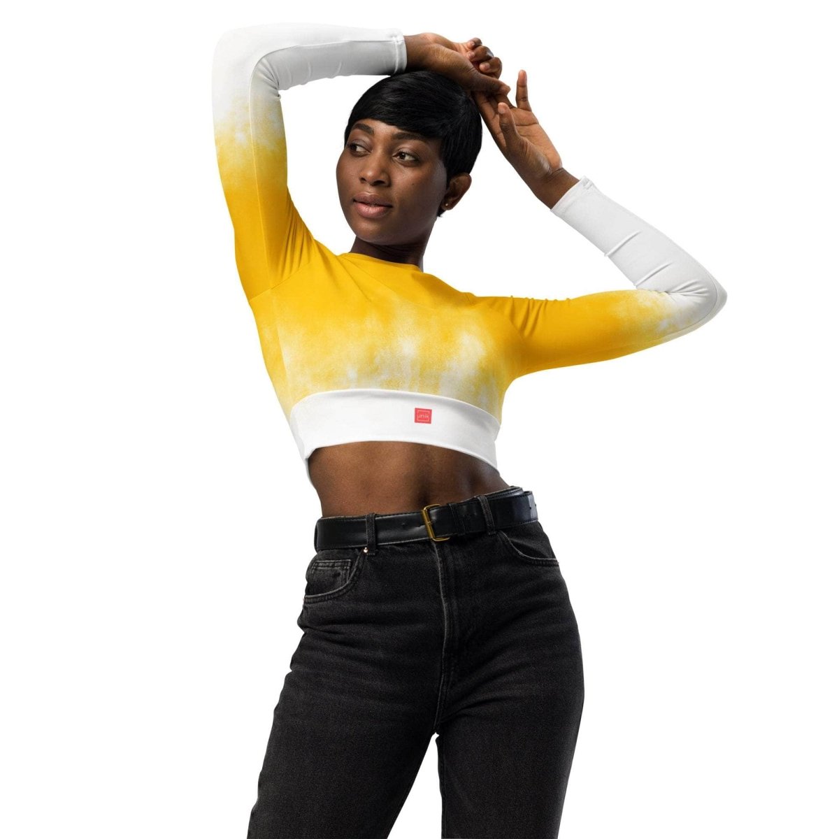 unik.fashion Golden Cloud crop top