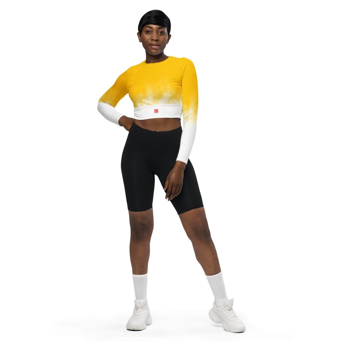 unik.fashion Golden Cloud crop top