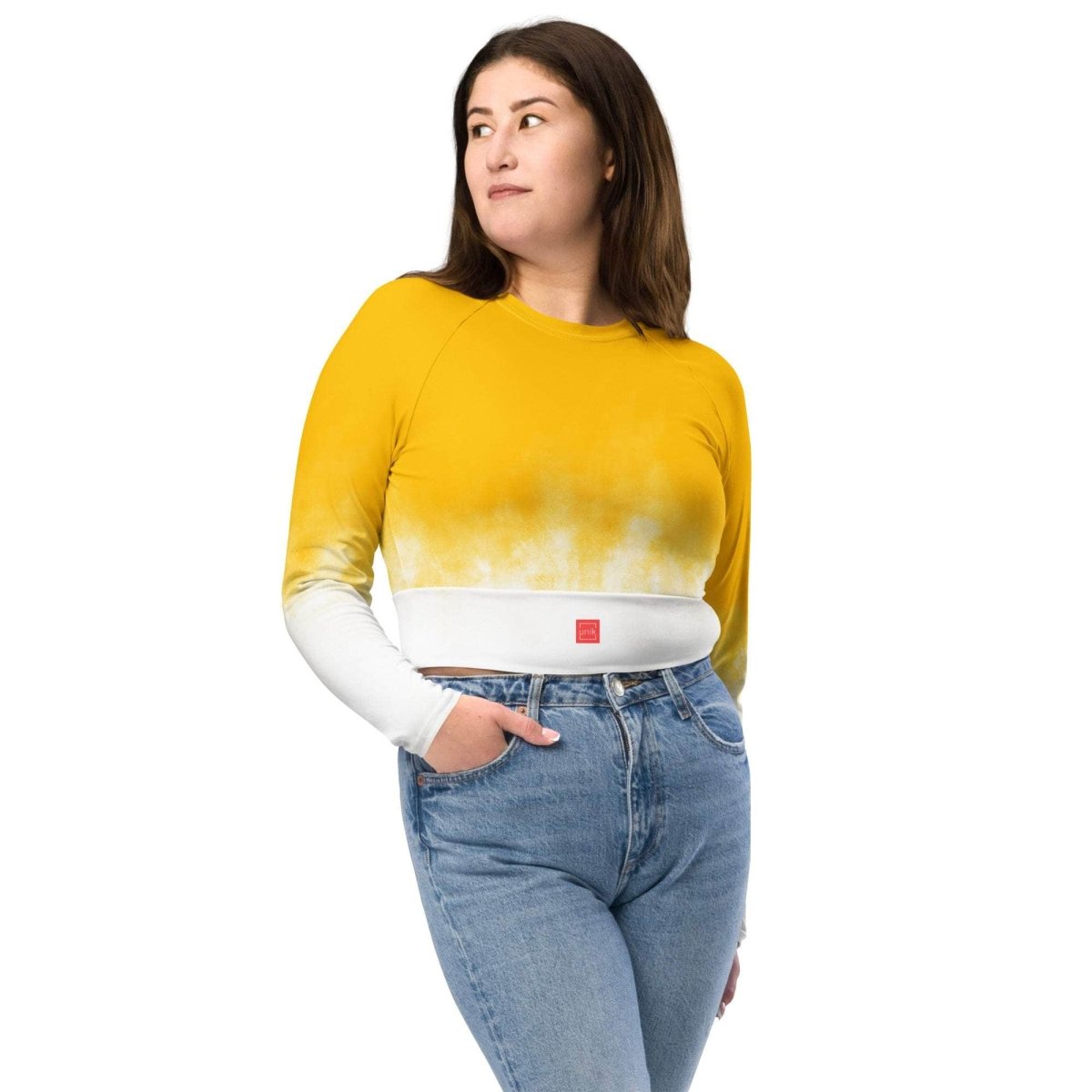 unik.fashion Golden Cloud crop top