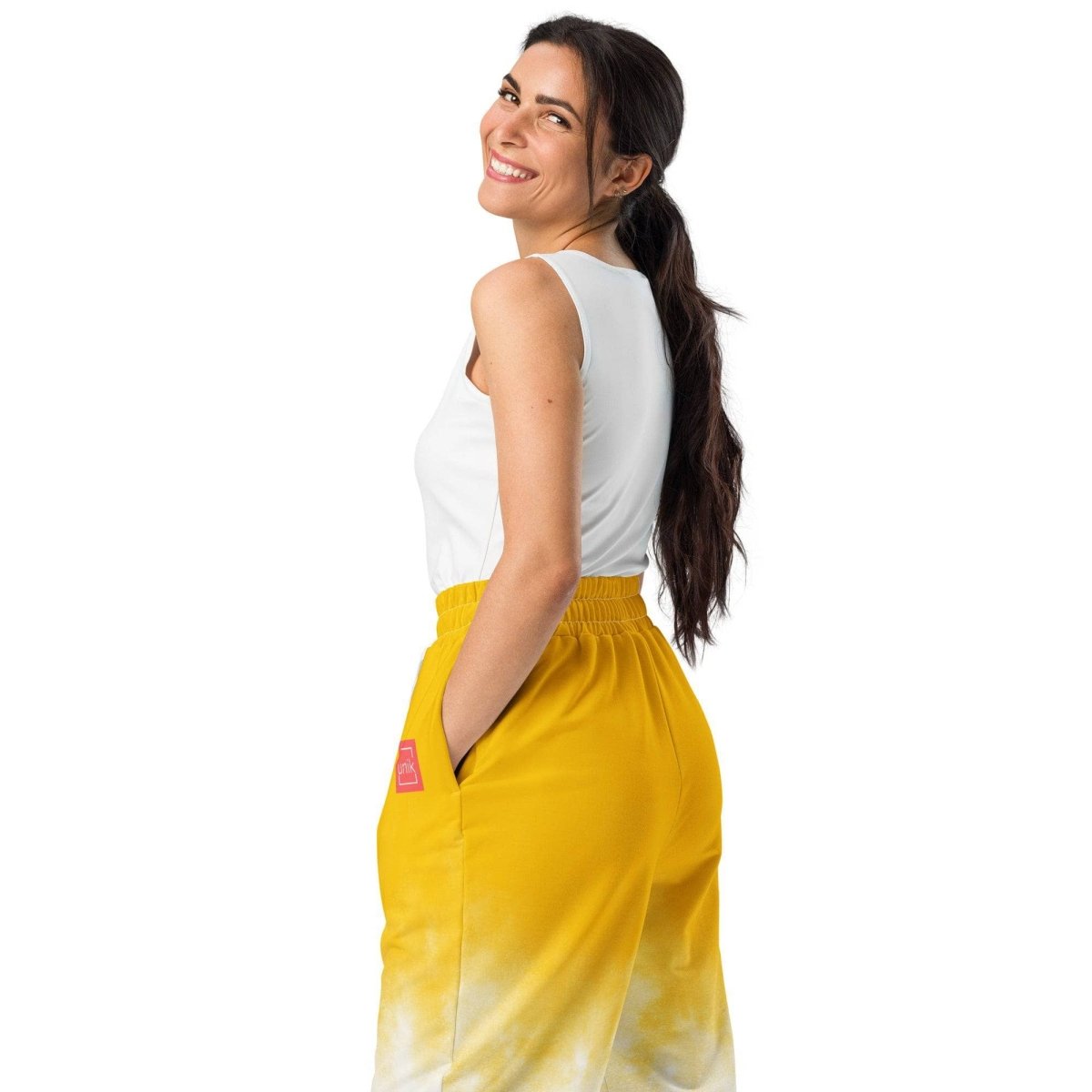 unik.fashion Golden Cloud Wide-leg joggers