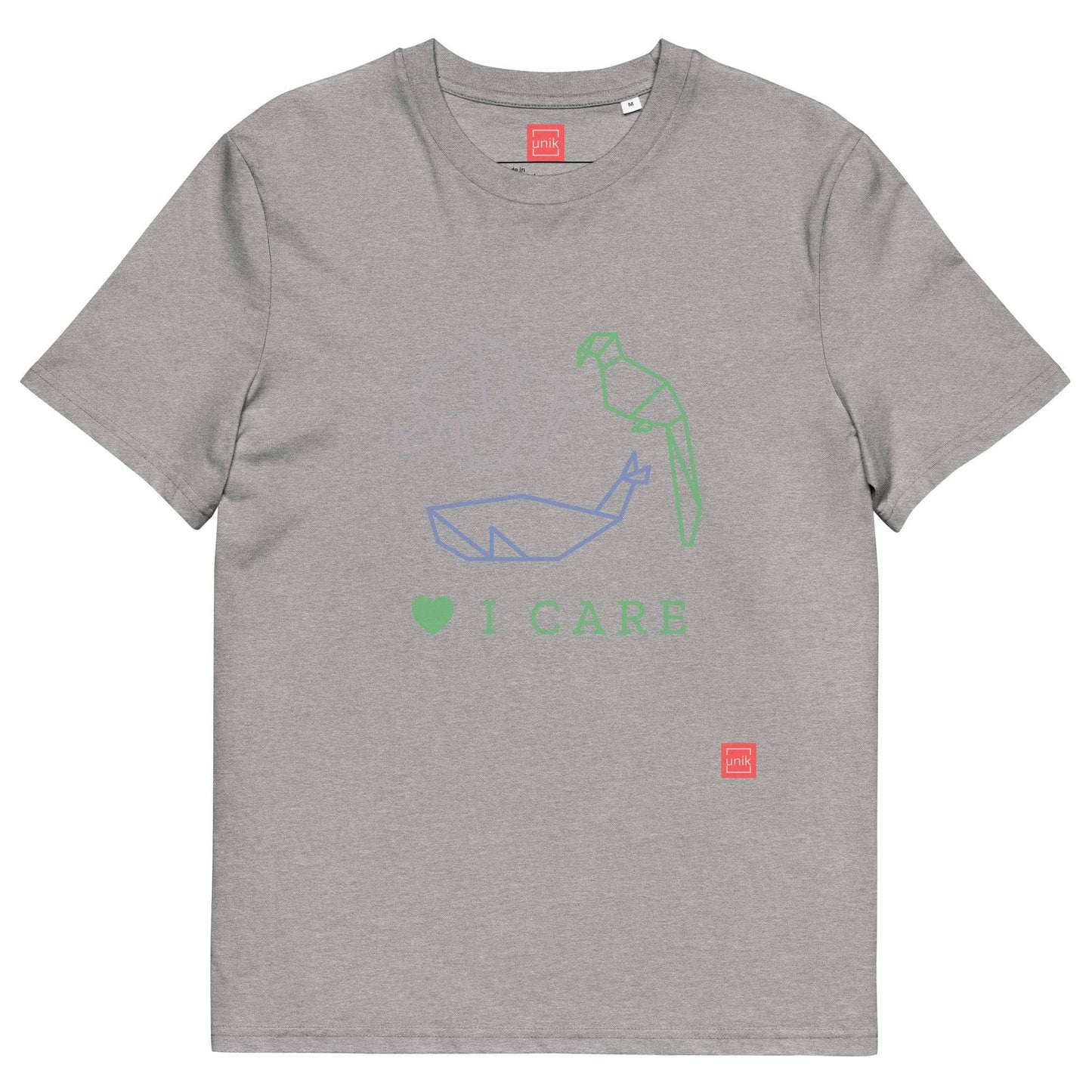 unik.fashion Heather Grey / S Animals t-shirt