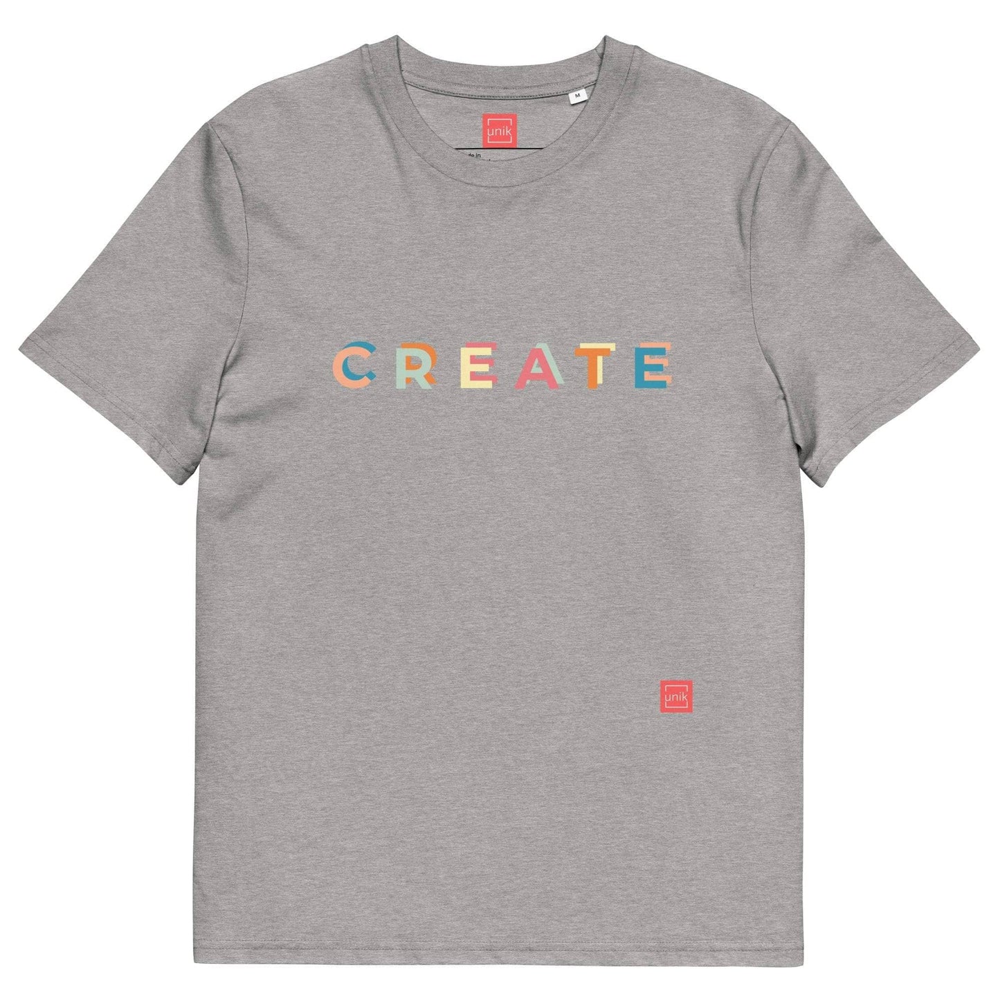 unik.fashion Heather Grey / S Create t-shirt