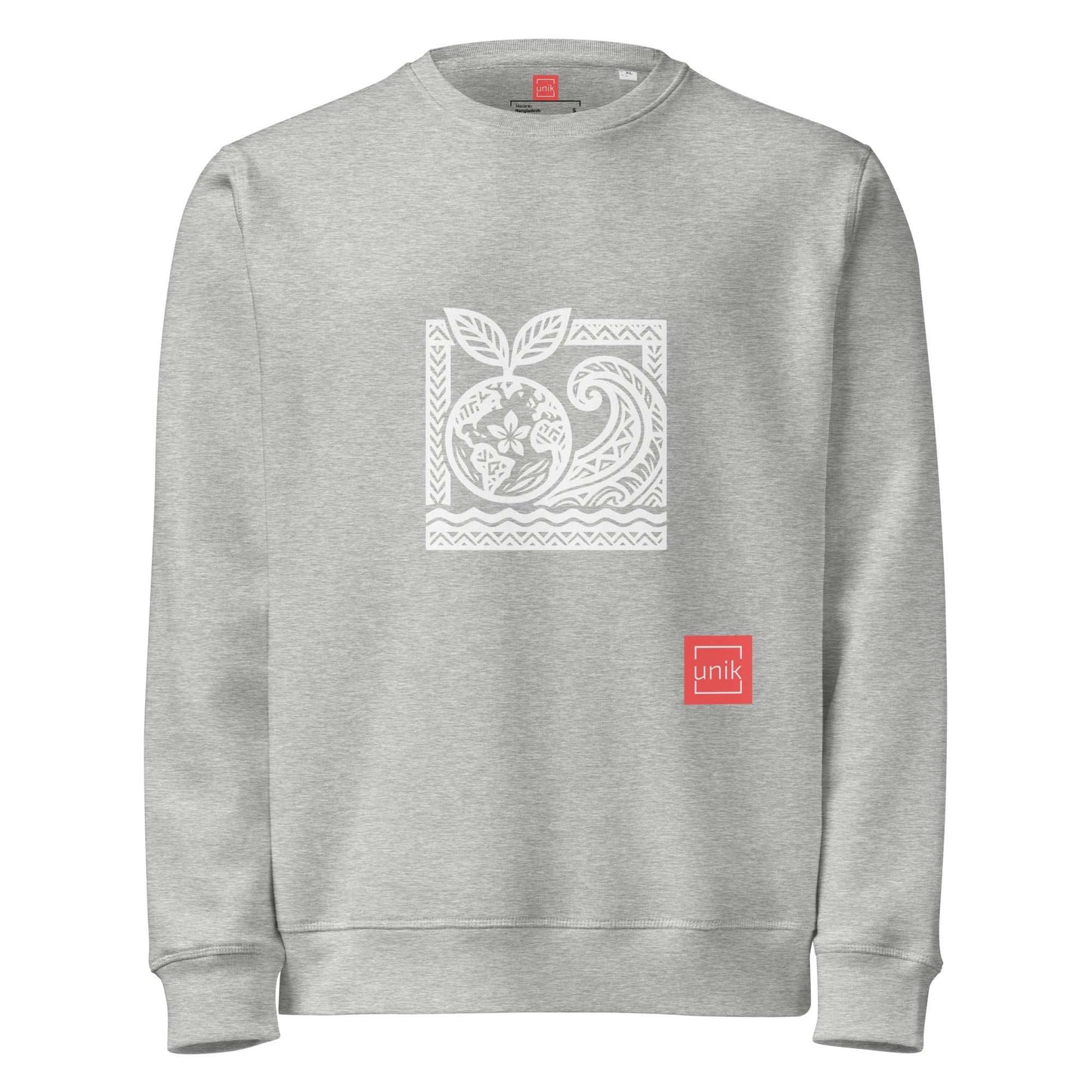 unik.fashion Heather Grey / S Earth sweatshirt