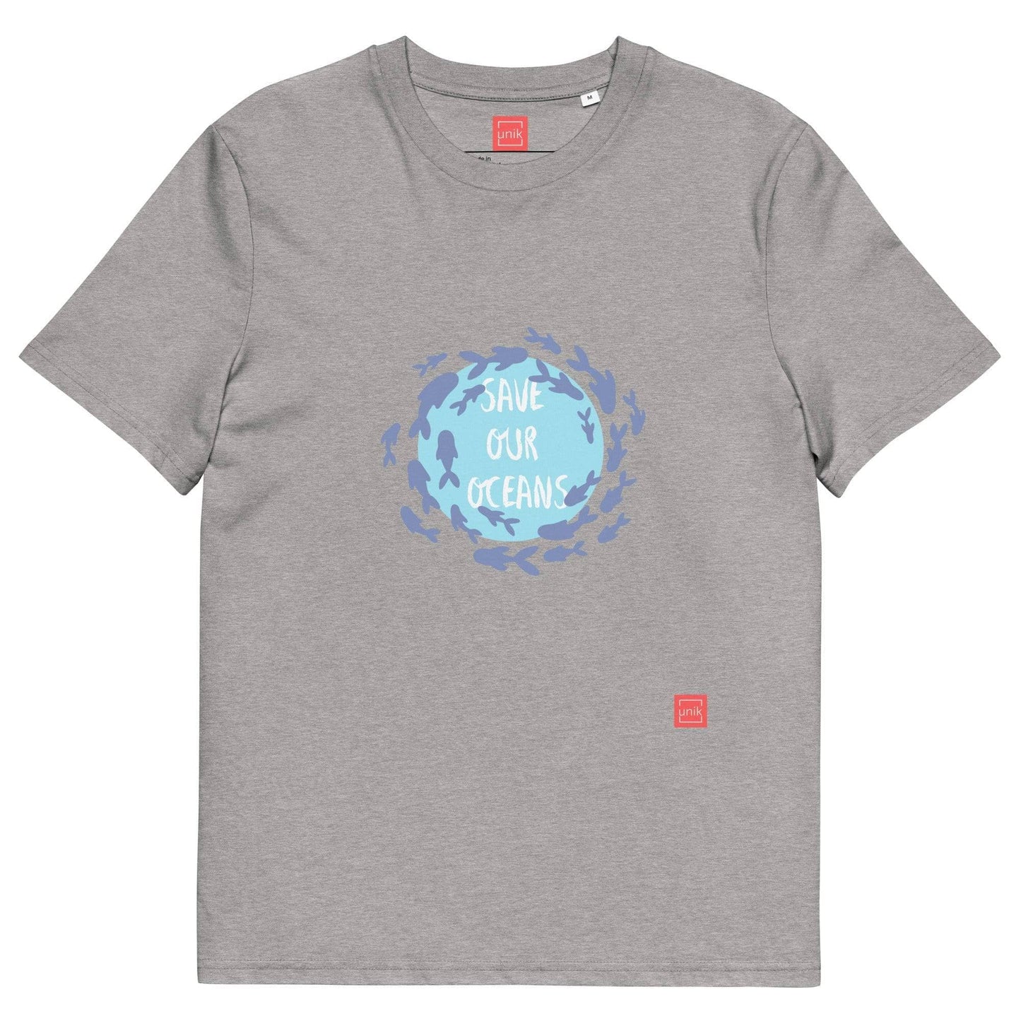 unik.fashion Heather Grey / S Fish t-shirt
