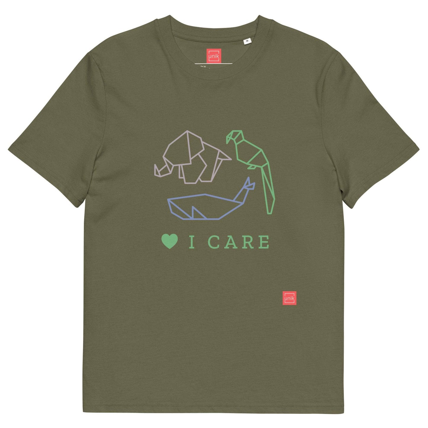 unik.fashion Khaki / S Animals t-shirt