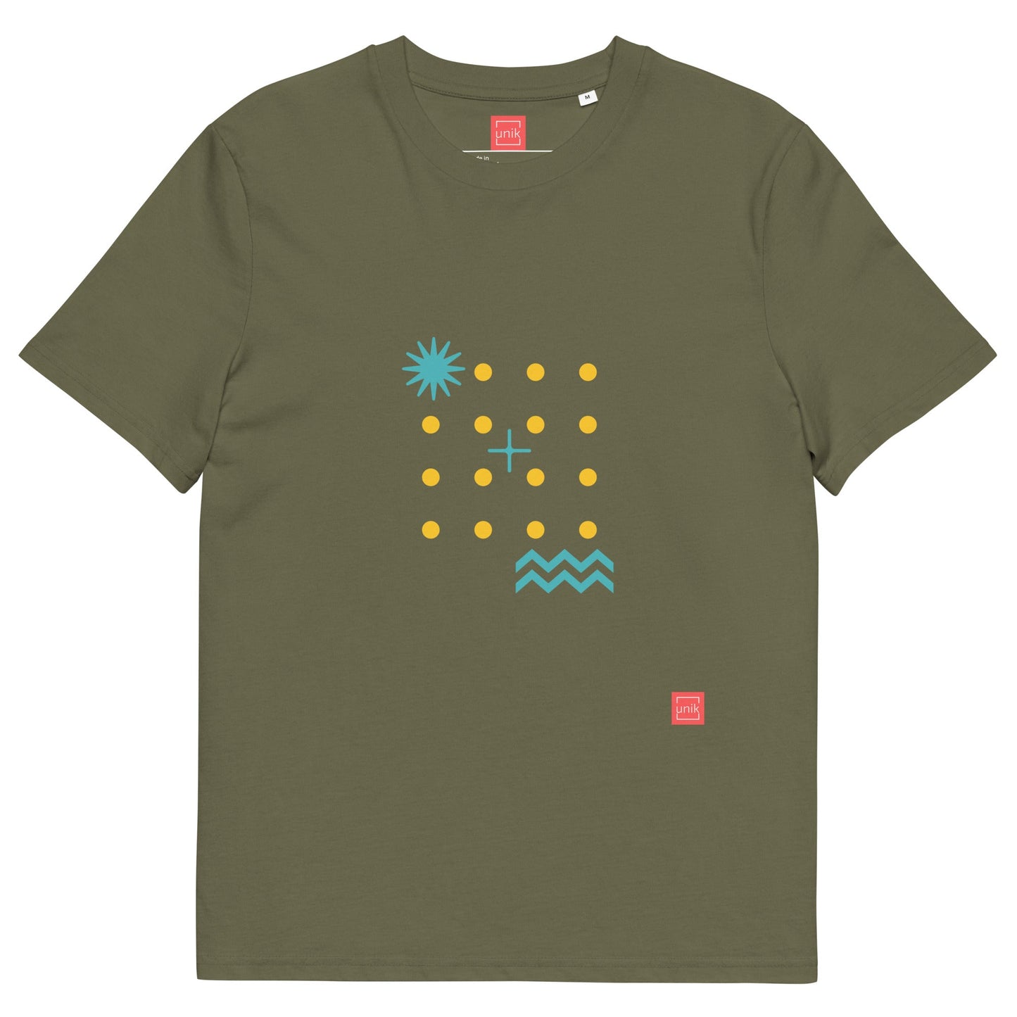 unik.fashion Khaki / S Dots t-shirt
