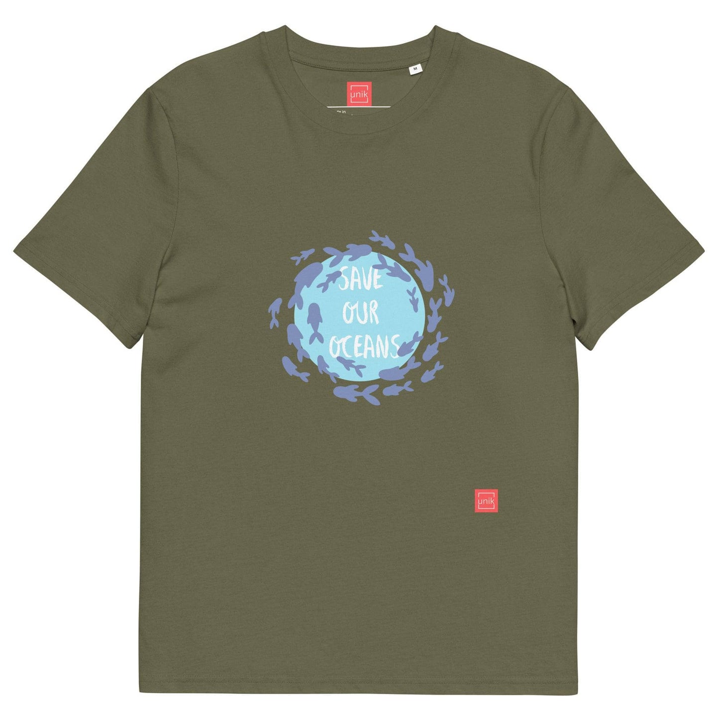 unik.fashion Khaki / S Fish t-shirt