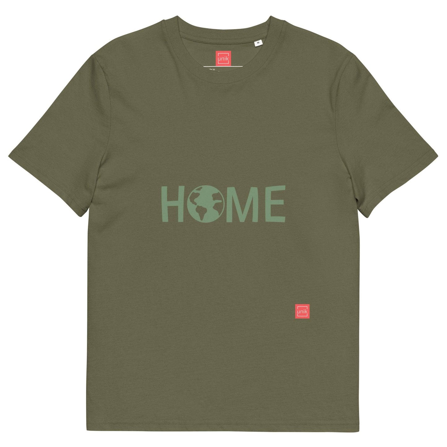 unik.fashion Khaki / S Home t-shirt