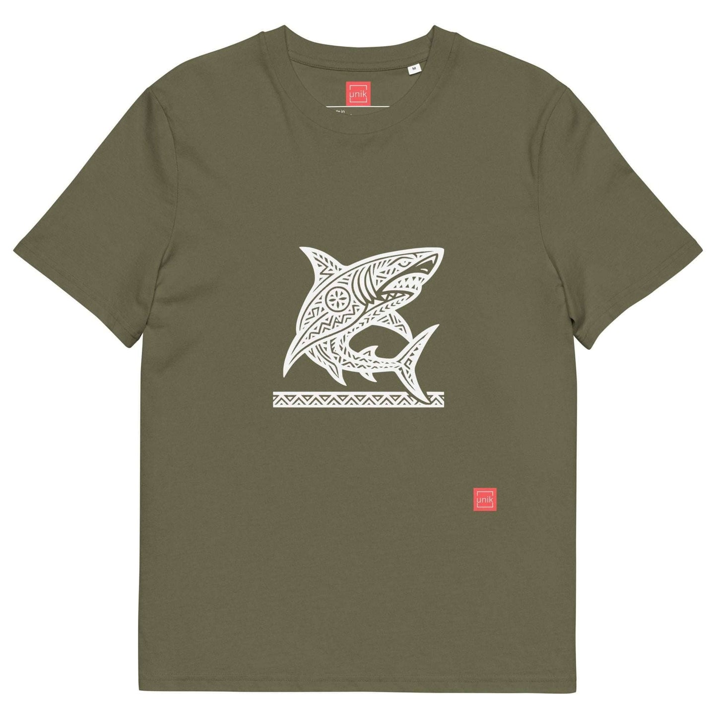unik.fashion Khaki / S Shark t-shirt