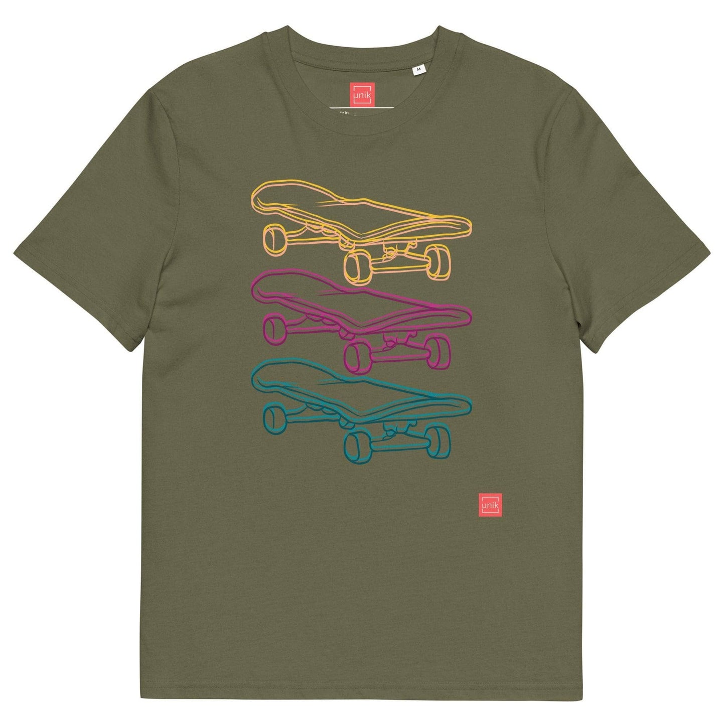 unik.fashion Khaki / S Skate t-shirt