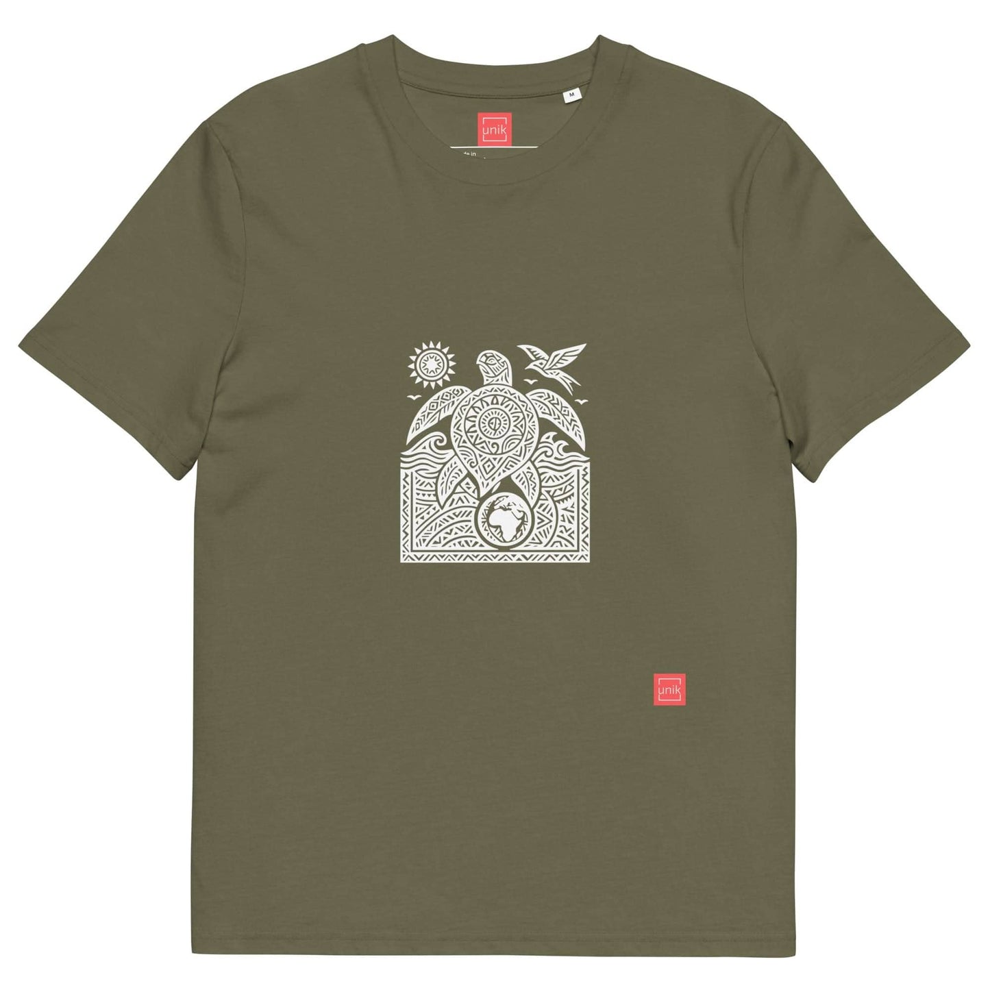 unik.fashion Khaki / S Turtle t-shirt