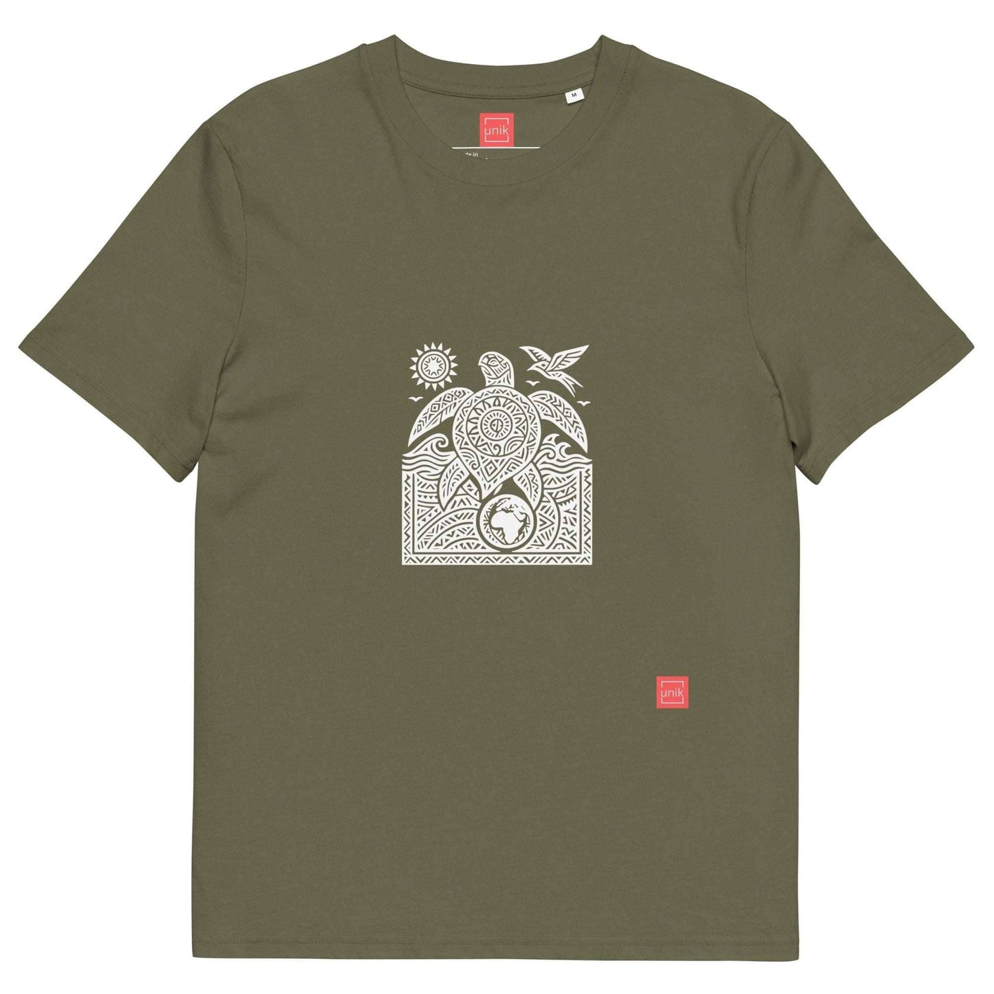 unik.fashion Khaki / S Turtle t-shirt