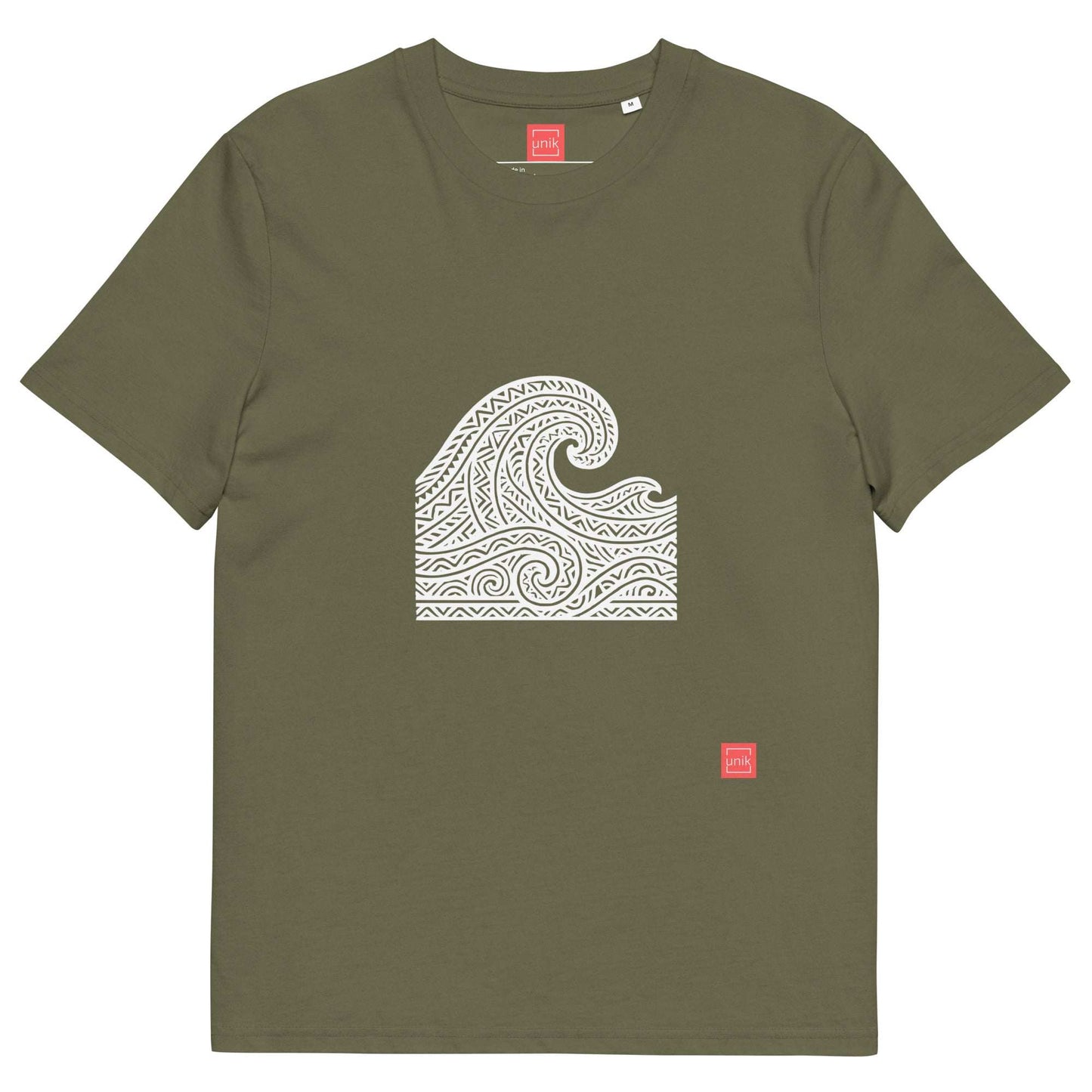 unik.fashion Khaki / S Waves t-shirt