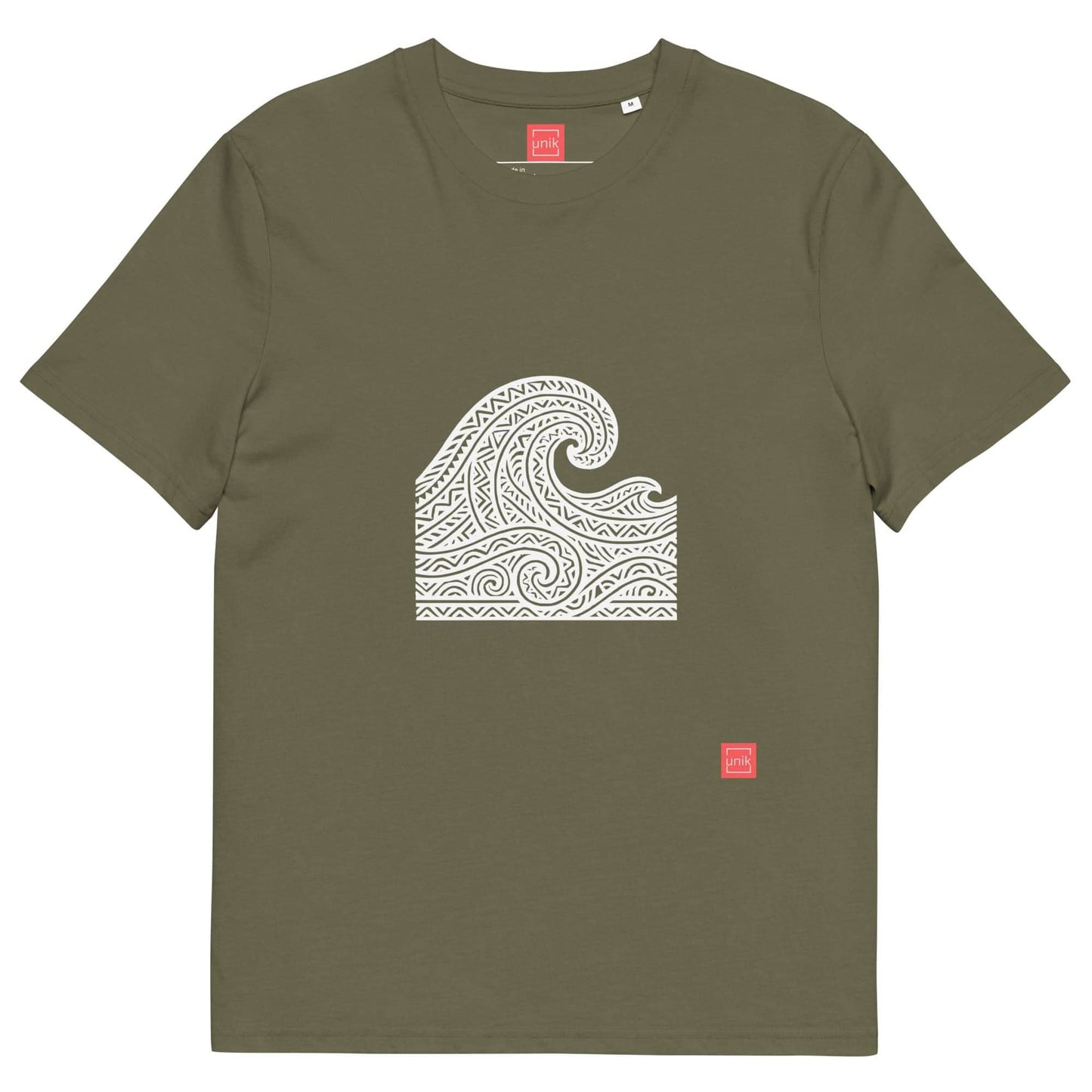 unik.fashion Khaki / S Waves t-shirt