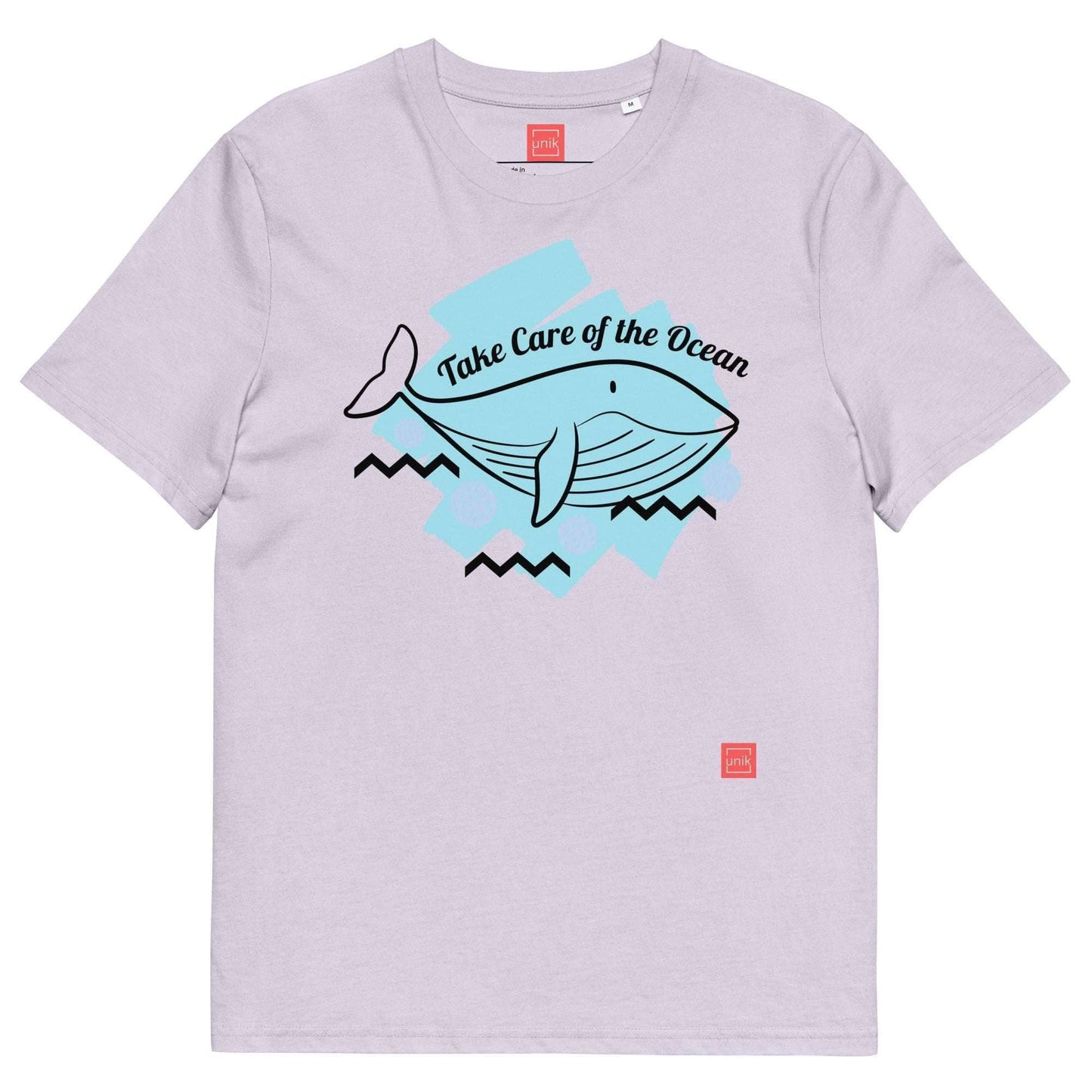 unik.fashion Lavender / S Whale t-shirt