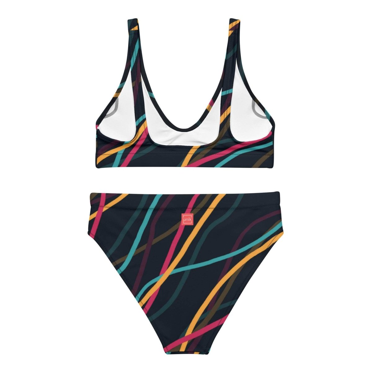 unik.fashion Neon Currents high-waisted