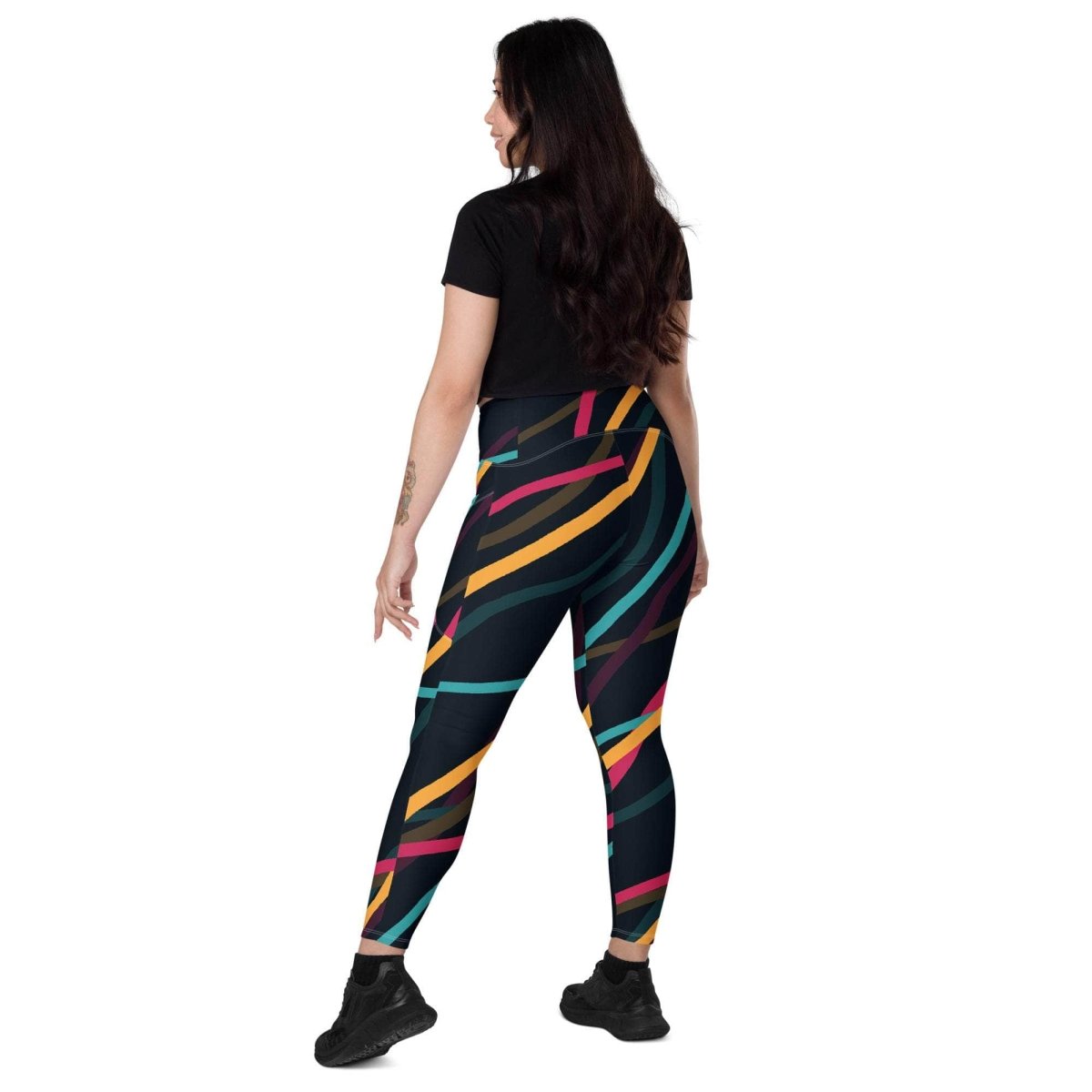 Neon Currents Leggings - unik.fashion