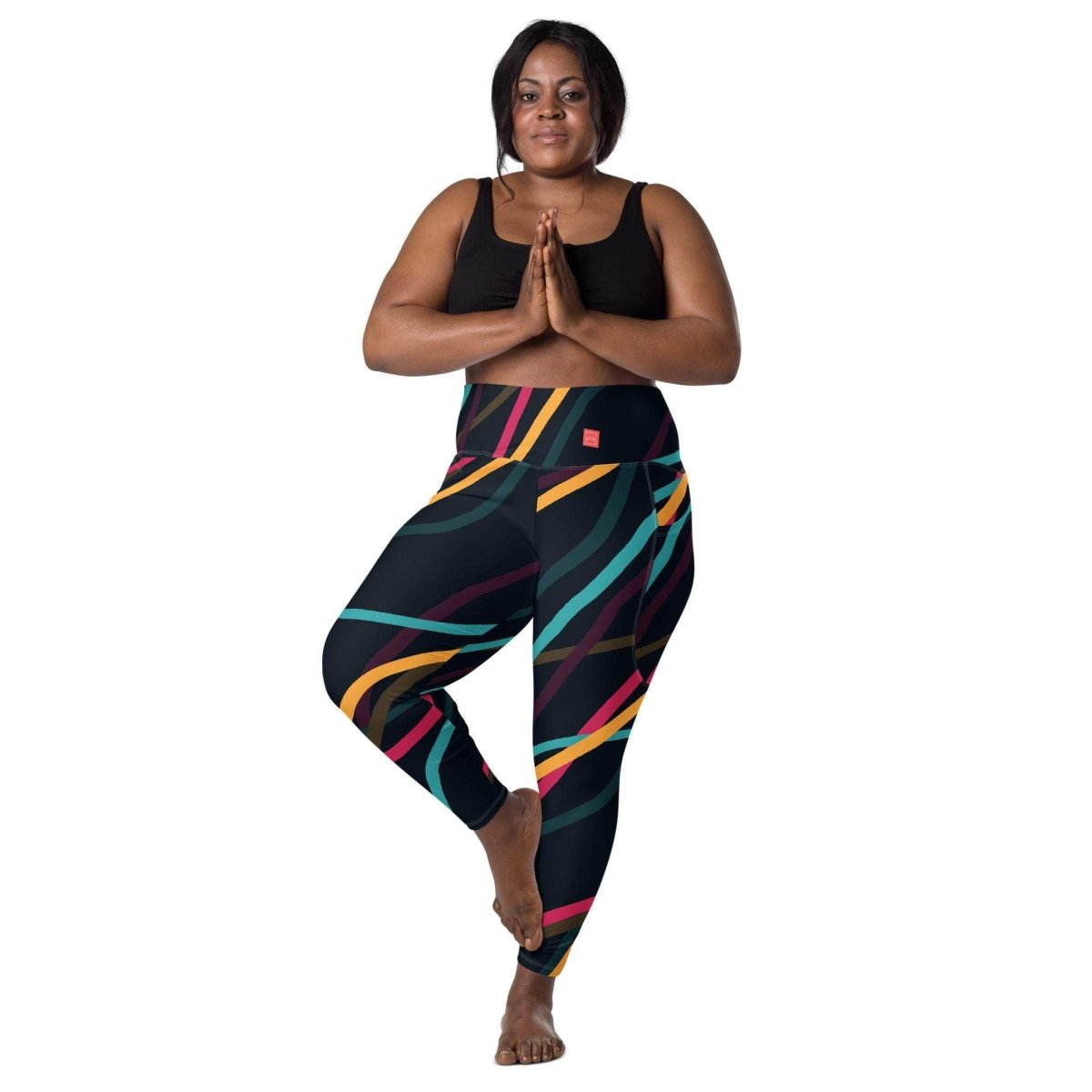 Neon Currents Leggings - unik.fashion