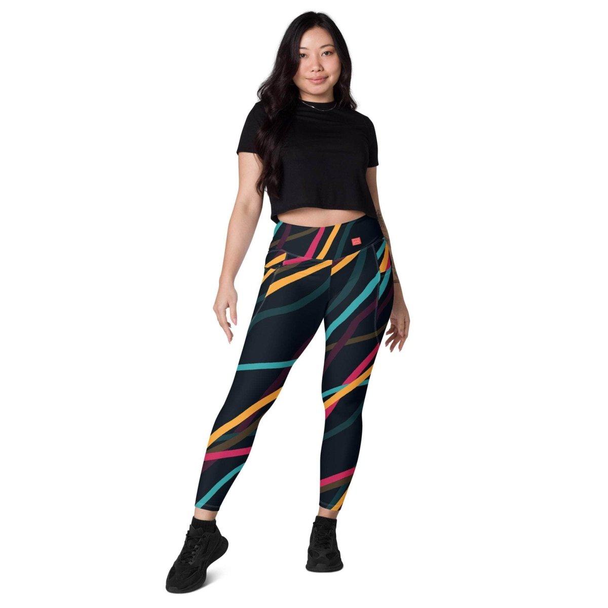 Neon Currents Leggings - unik.fashion