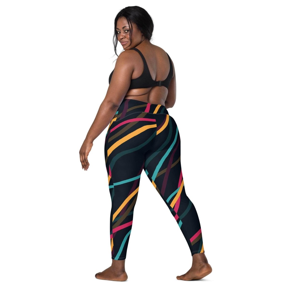 Neon Currents Leggings - unik.fashion