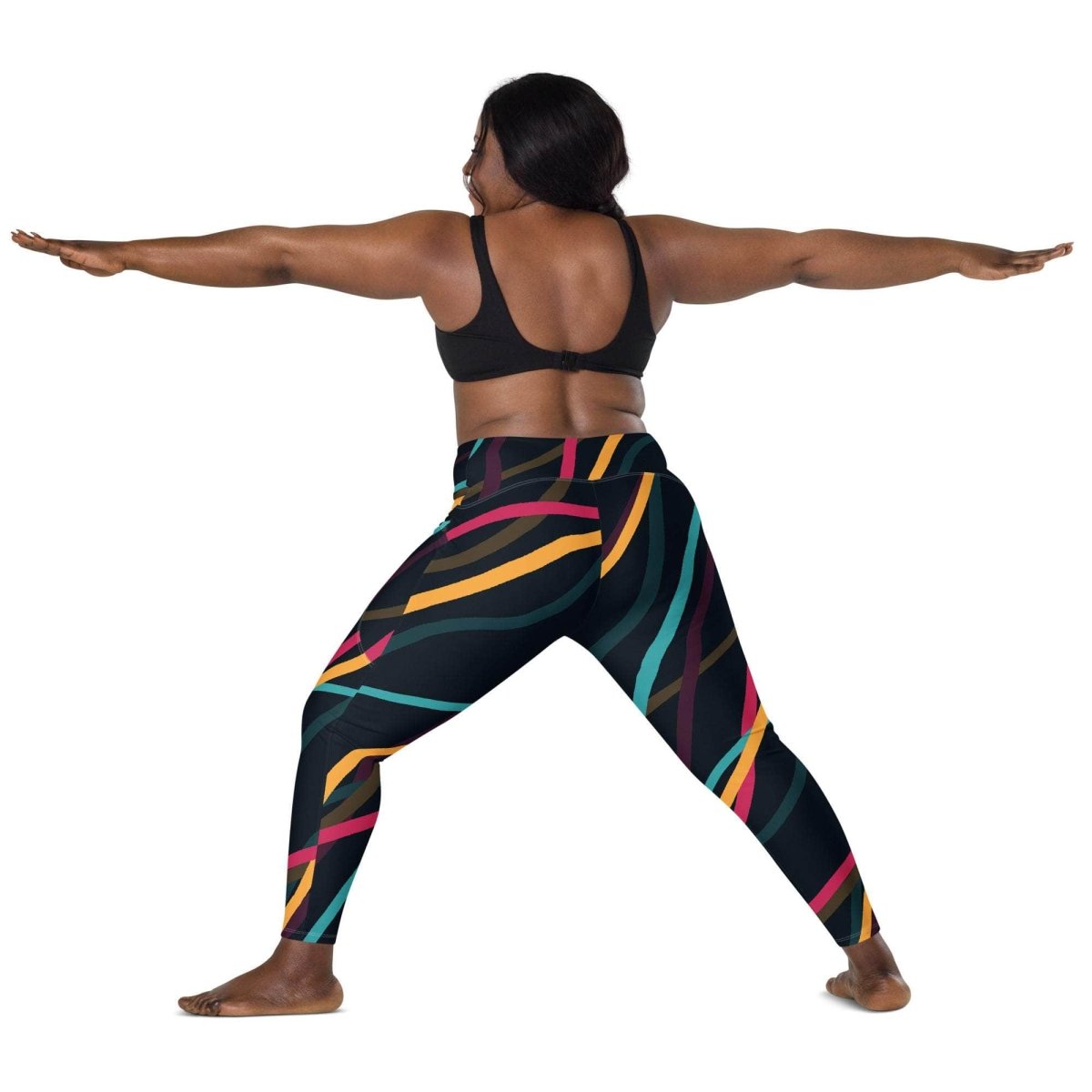 Neon Currents Leggings - unik.fashion