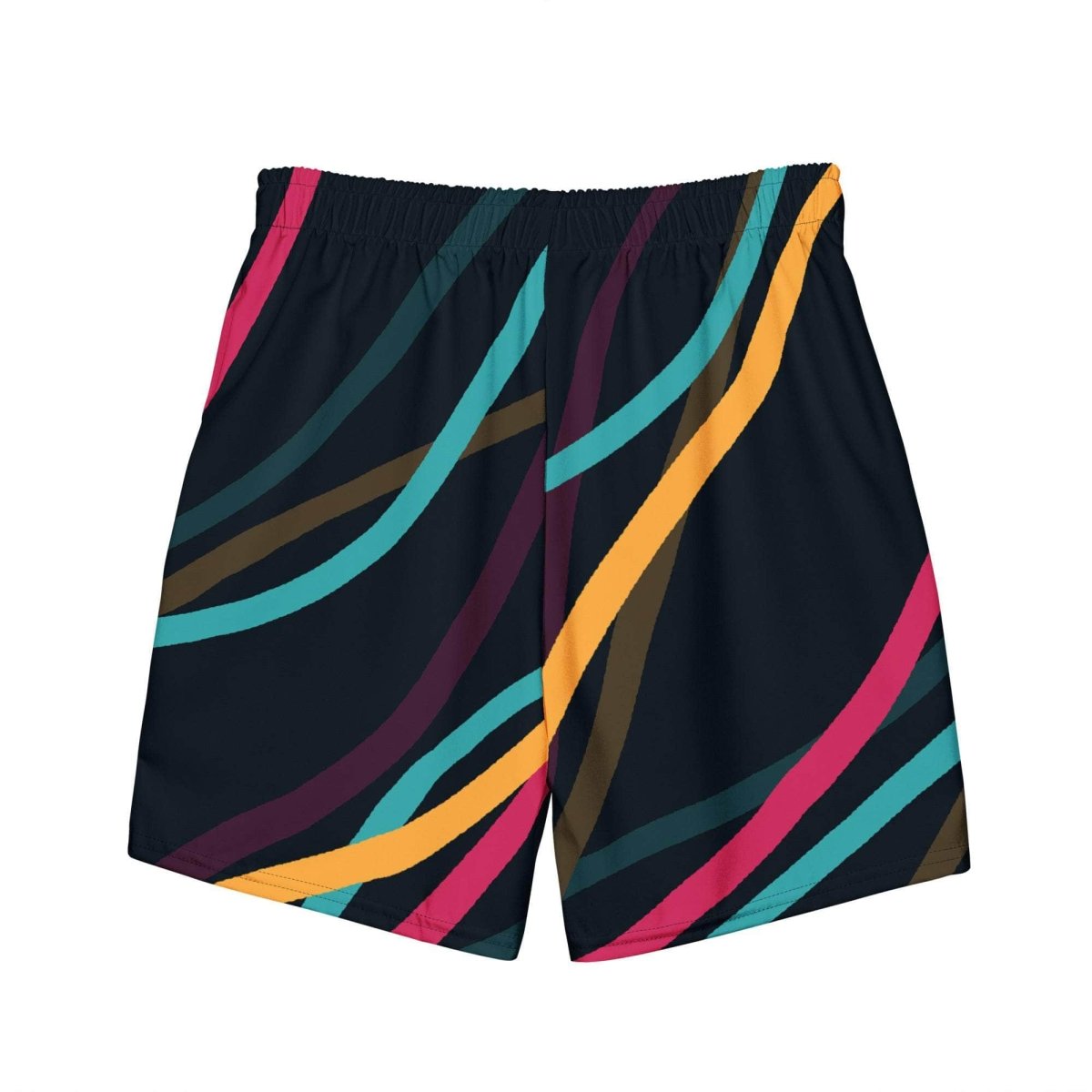 unik.fashion Neon Currents Swim Trunks