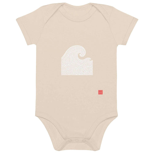 Waves baby bodysuit - unik.fashion