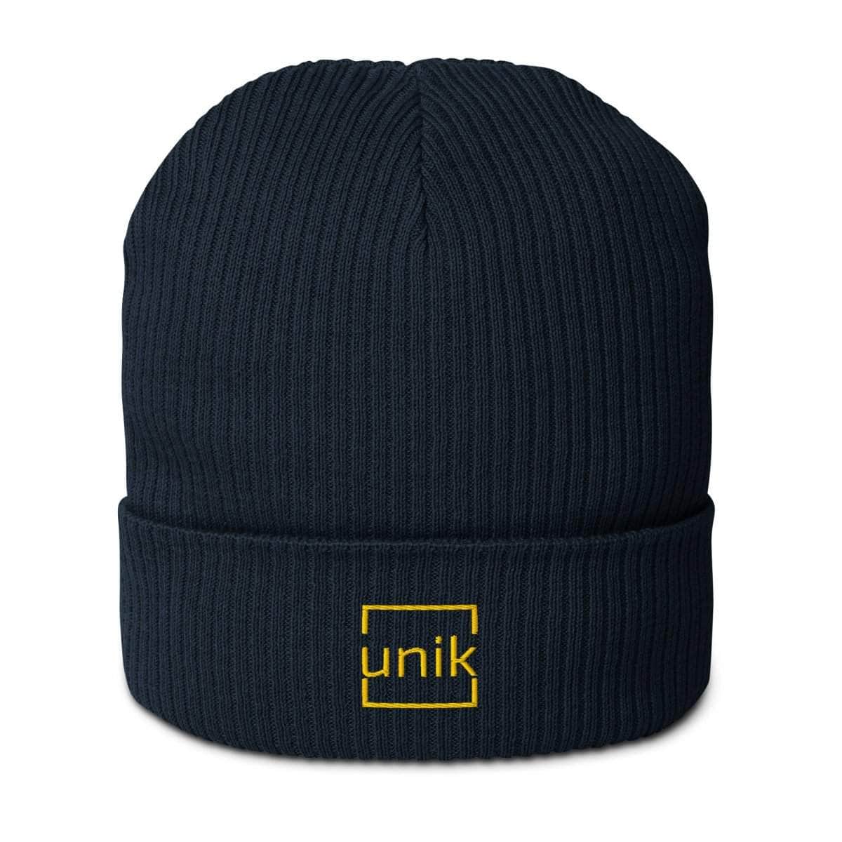 unik.fashion Oxford Navy Clean ribbed beanie