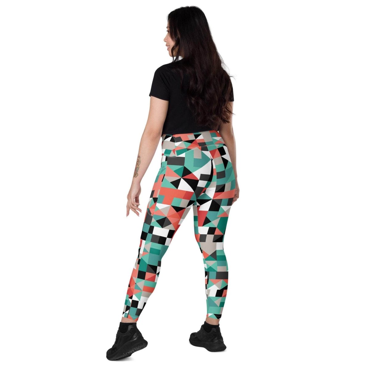Pixel Clash Leggings - unik.fashion
