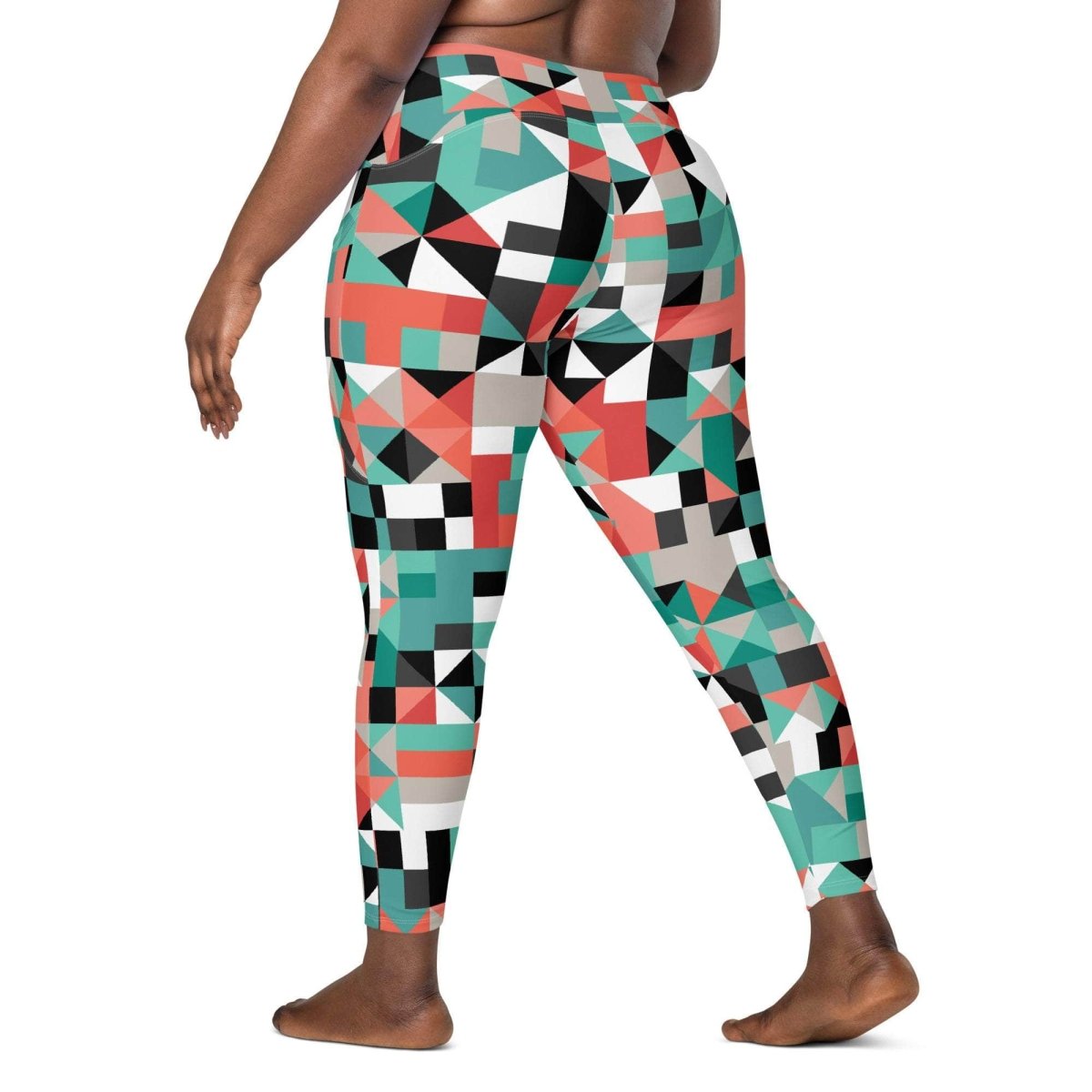 Pixel Clash Leggings - unik.fashion
