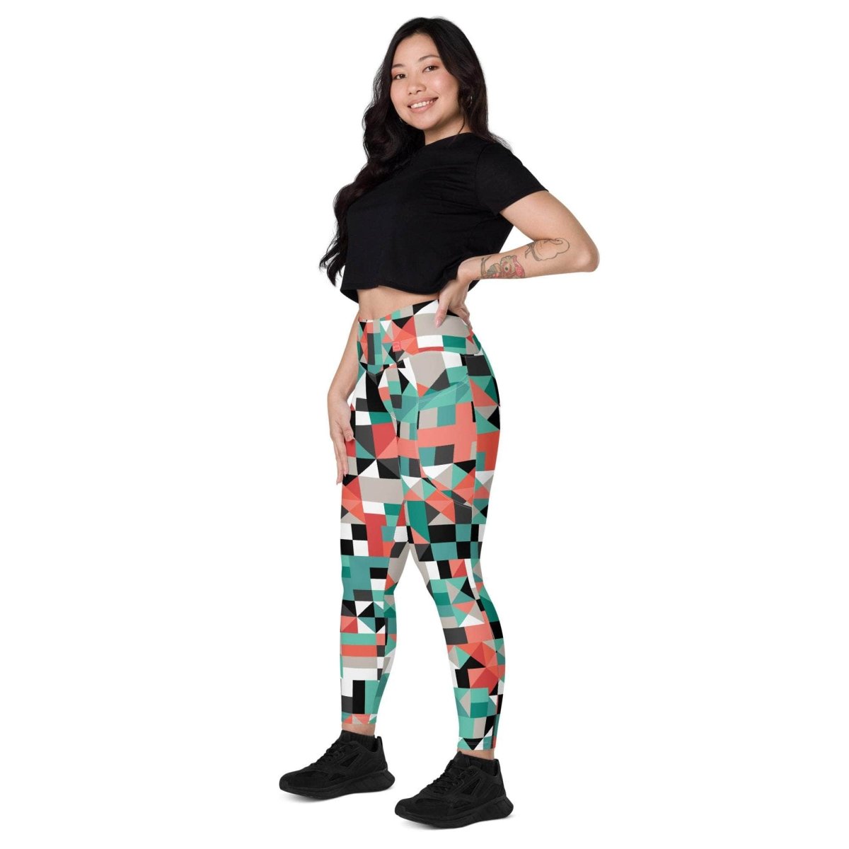 Pixel Clash Leggings - unik.fashion