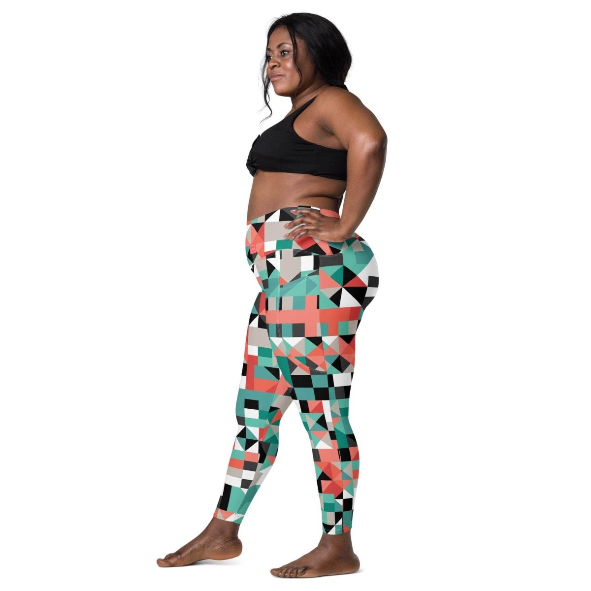 Pixel Clash Leggings - unik.fashion
