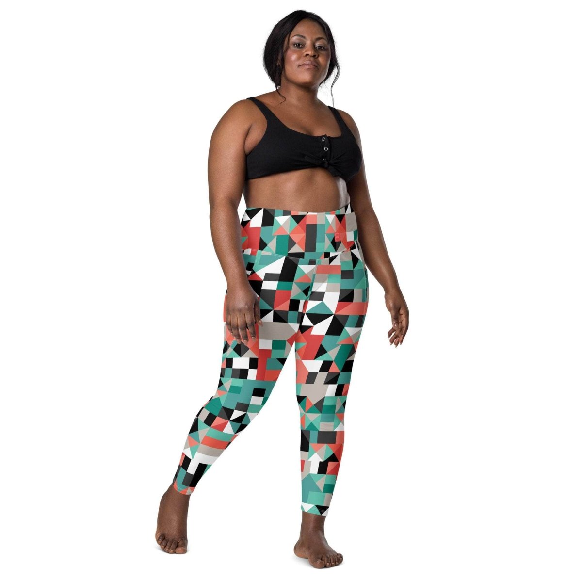 Pixel Clash Leggings - unik.fashion