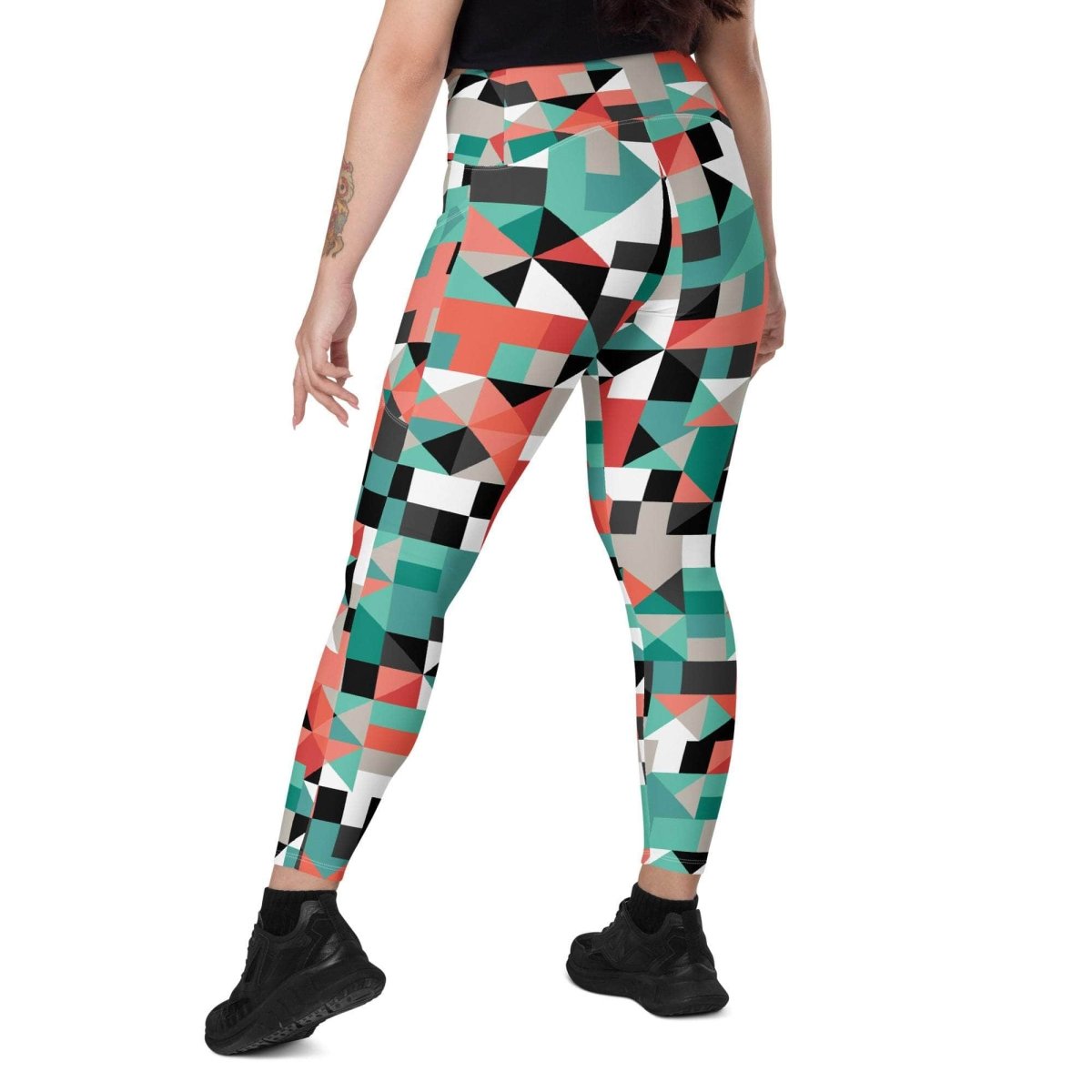 Pixel Clash Leggings - unik.fashion