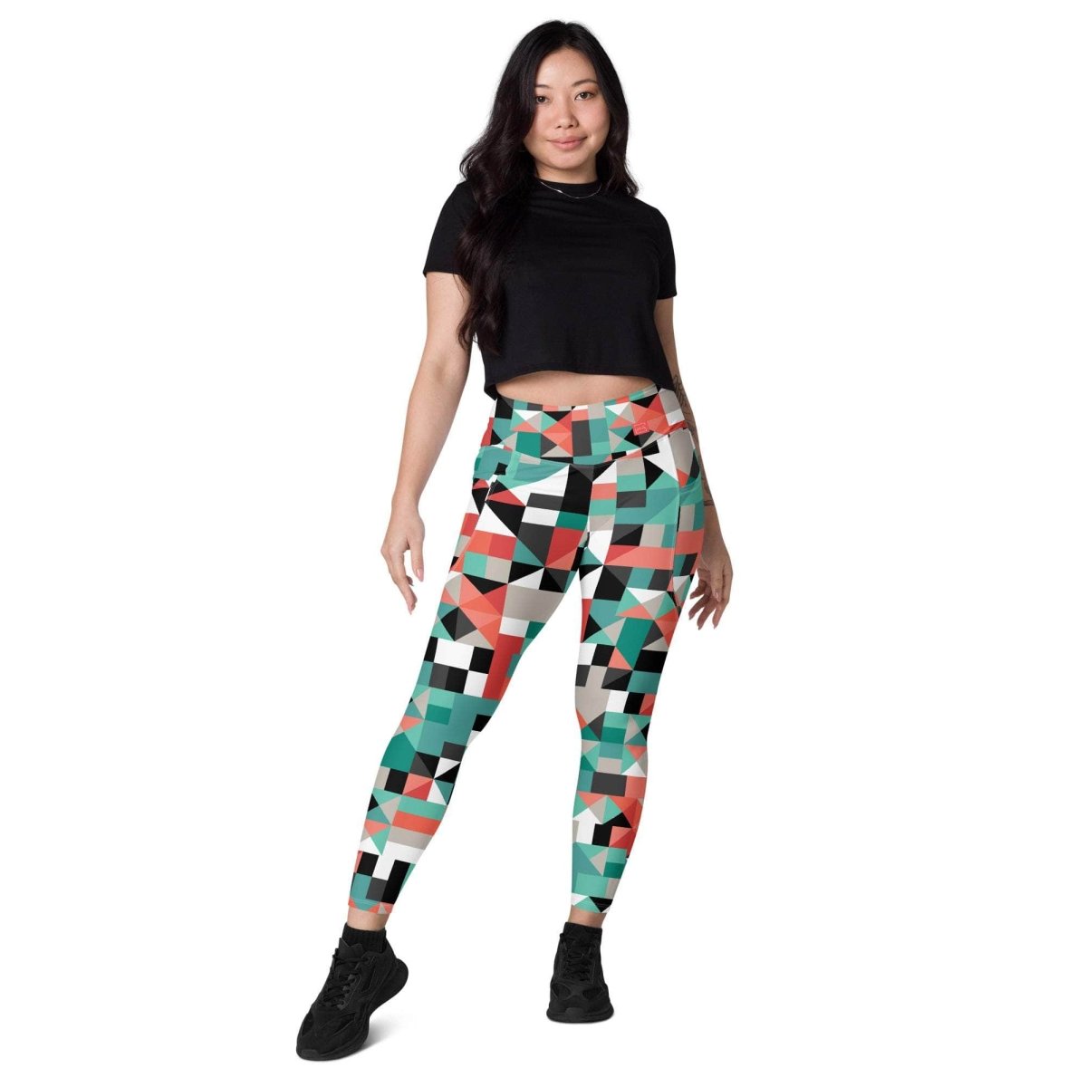Pixel Clash Leggings - unik.fashion